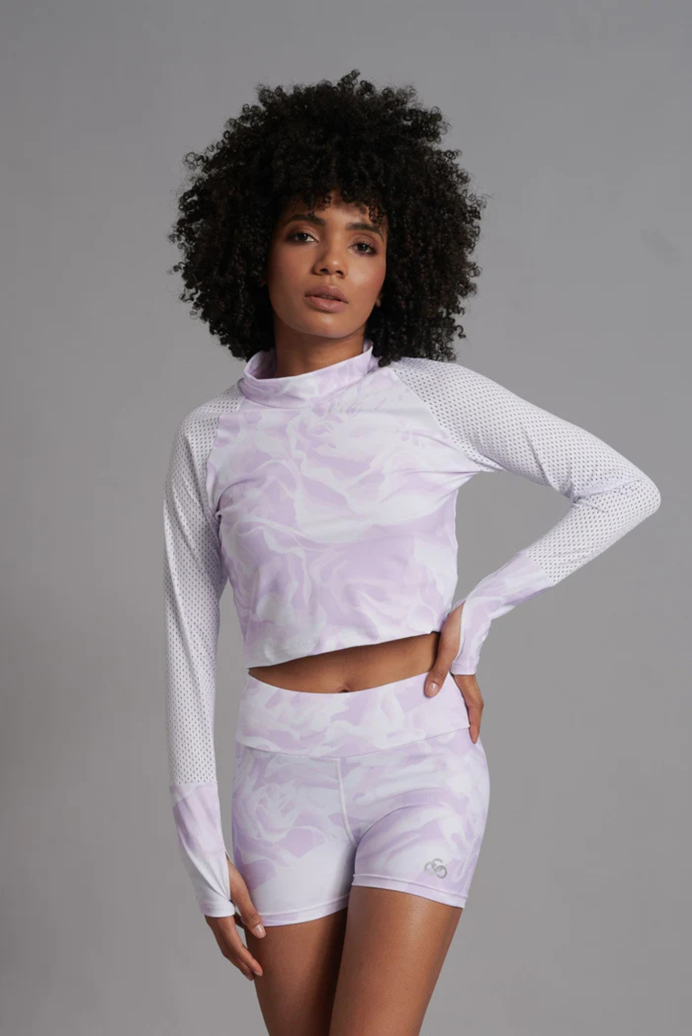 Pastelgroene korte broek