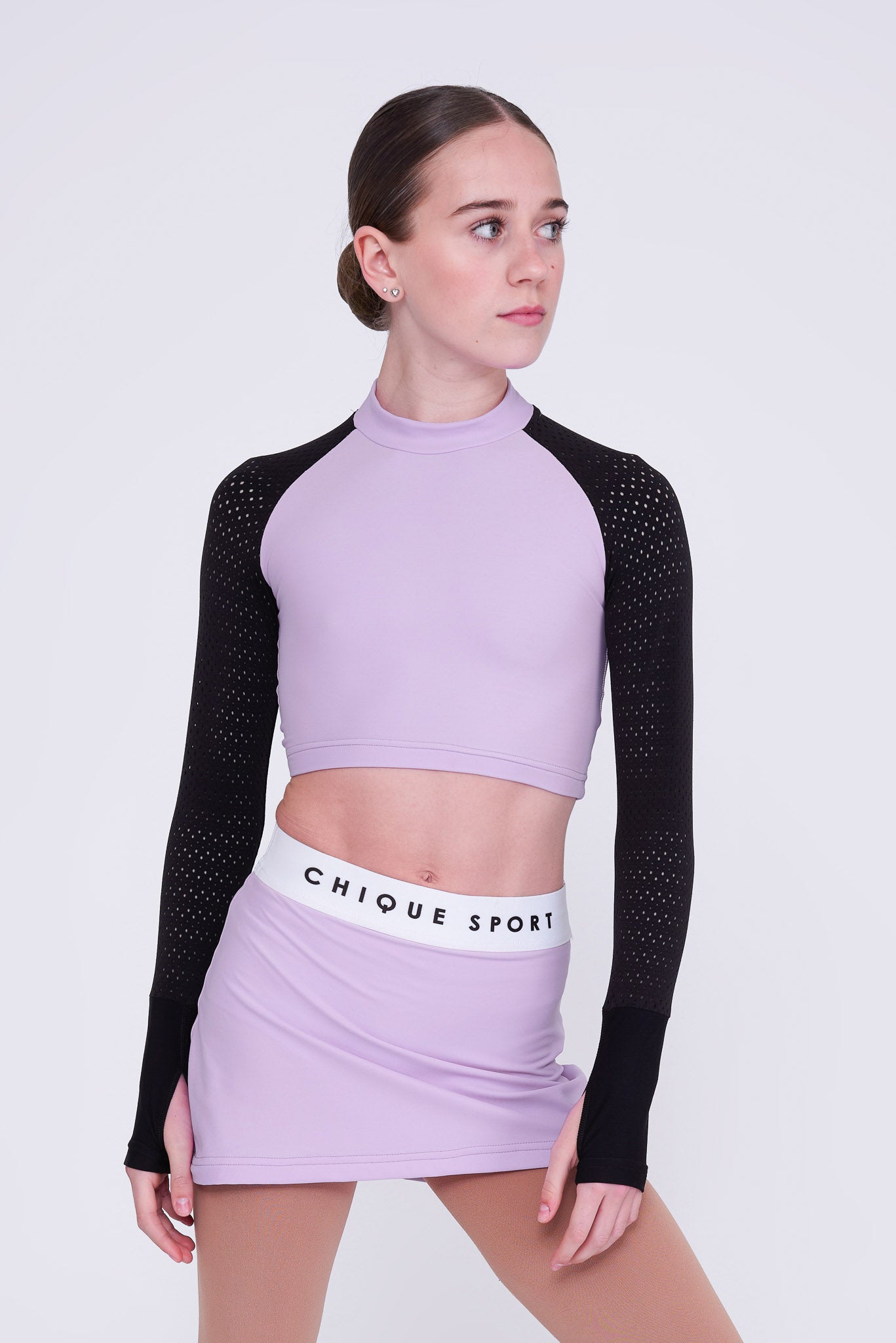 Inspire Crop Top in Amethist
