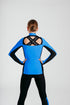 Inspire Half-Zip Top in Azure
