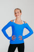Fearless Long-Sleeve Top in Azure