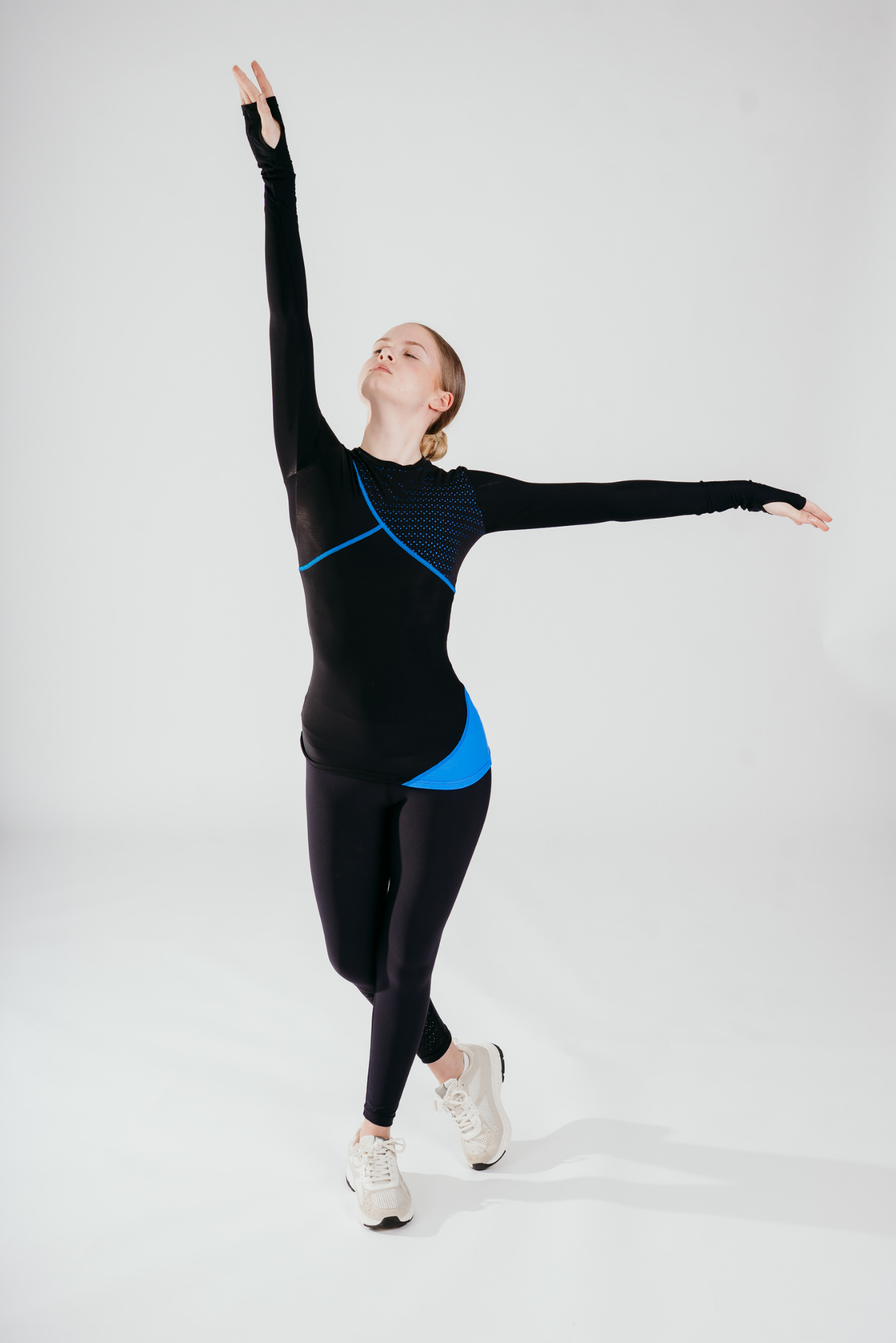 Desire Long-Sleeve Top in Azure
