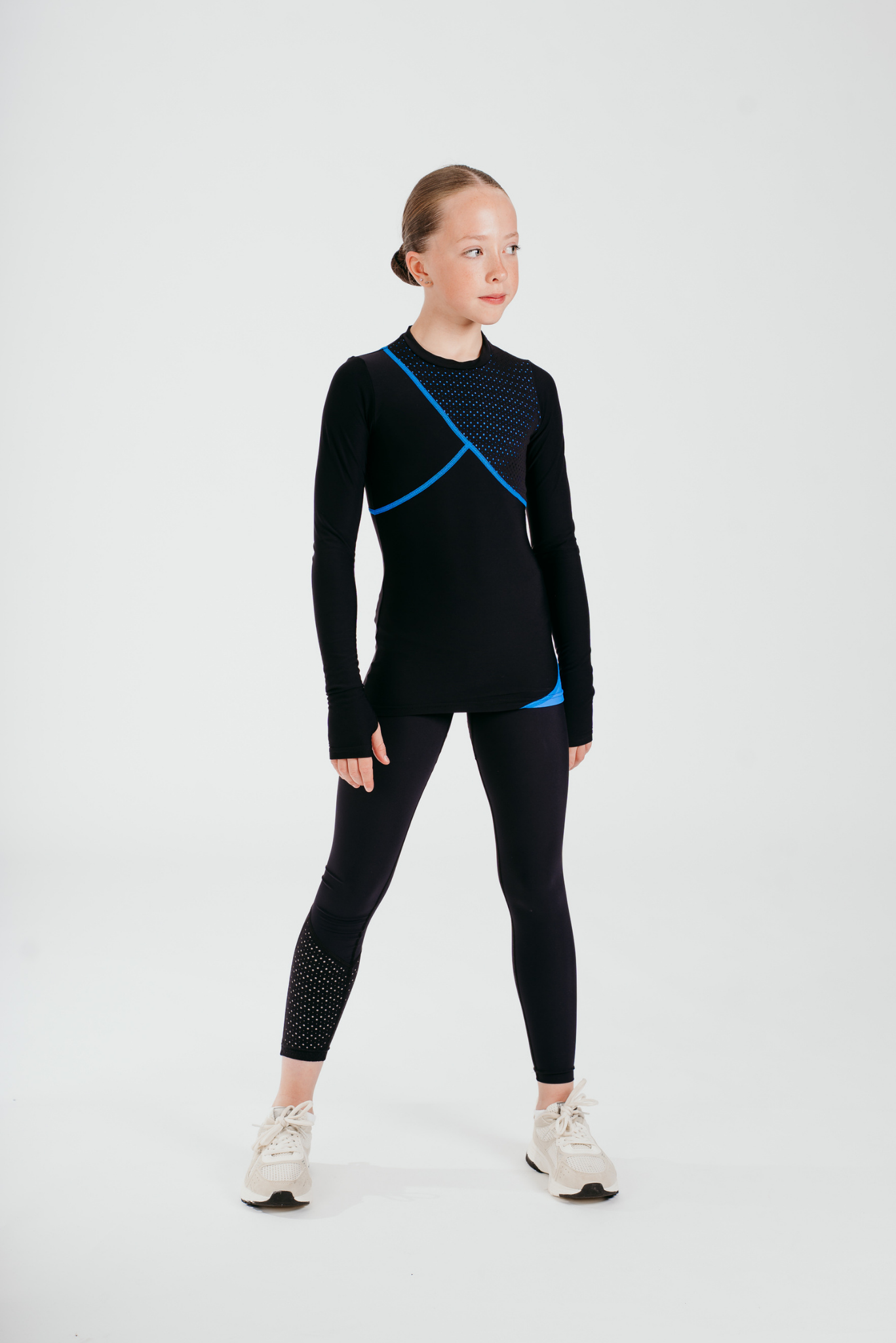 Desire Long-Sleeve Top in Azure