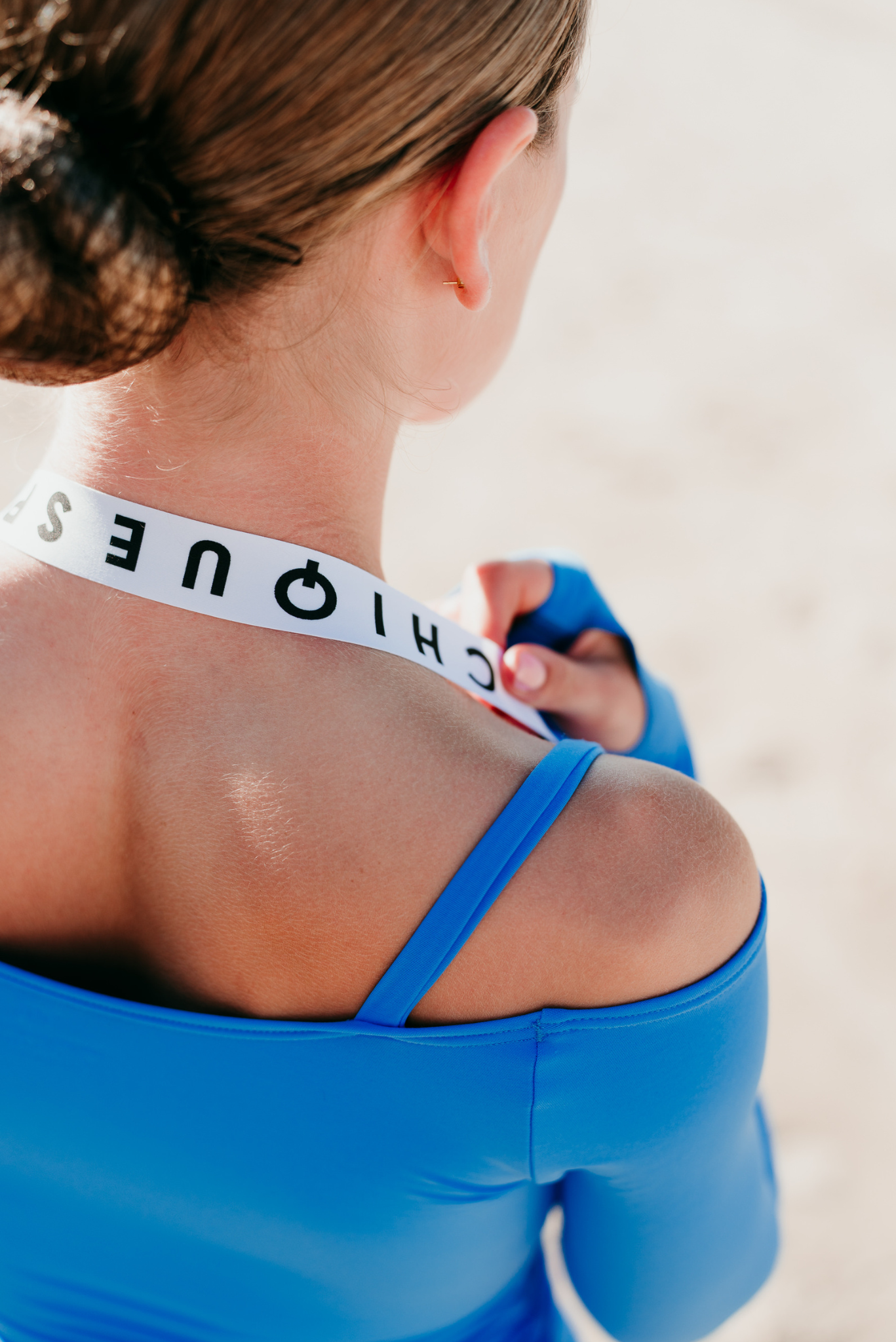 Fearless Long-Sleeve Top in Azure
