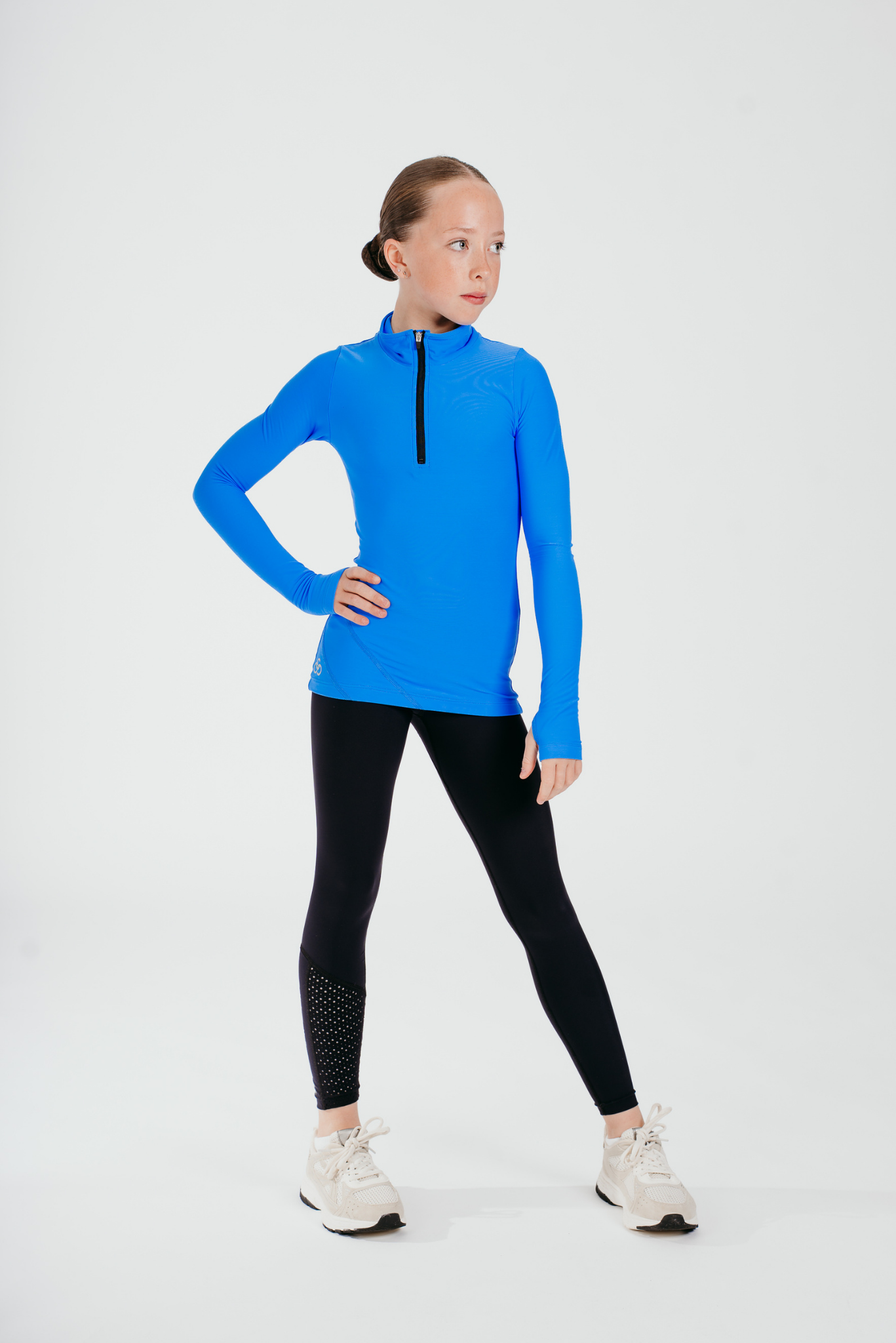 Desire Half-Zip Top in Azure