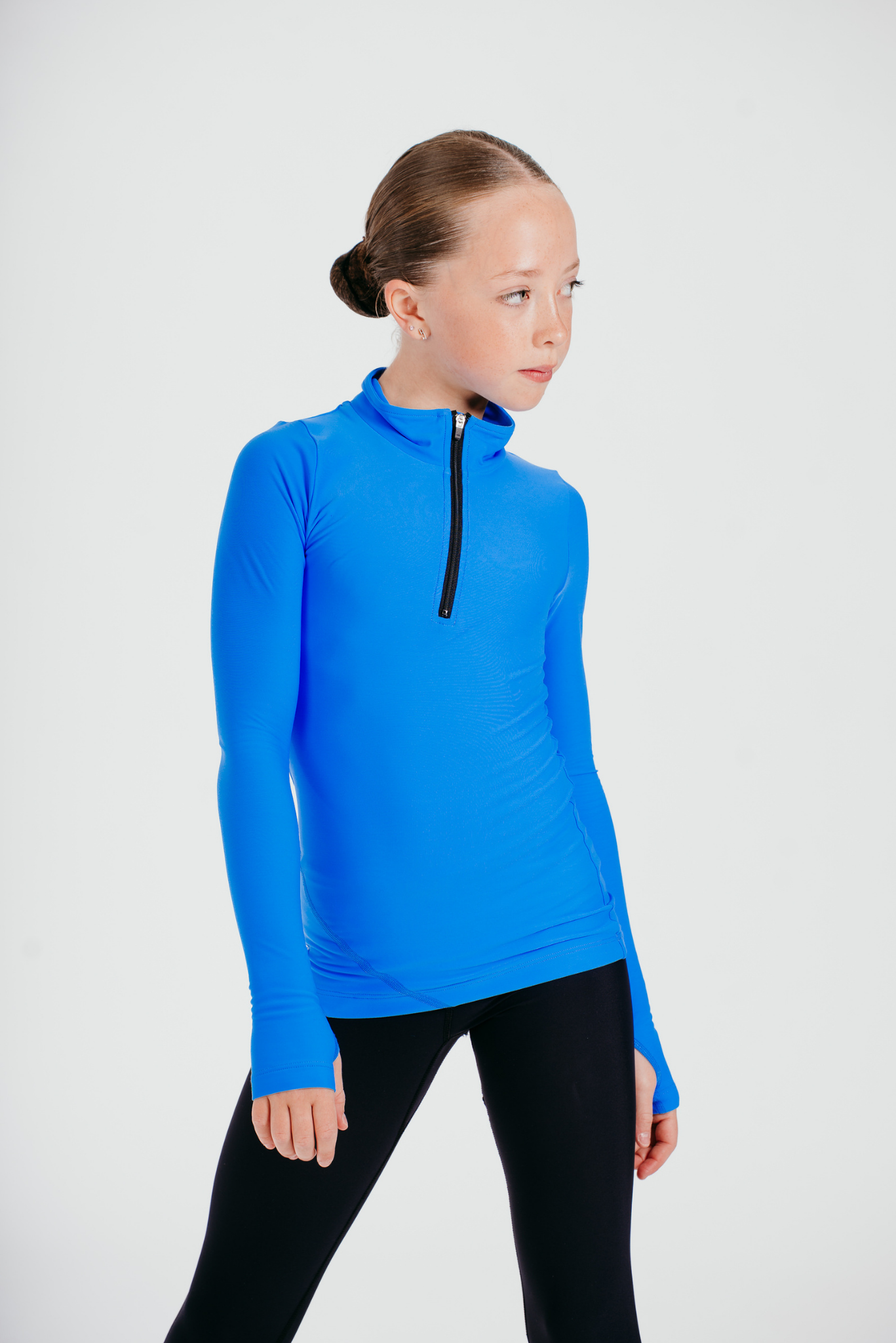 Desire Half-Zip Top in Azure