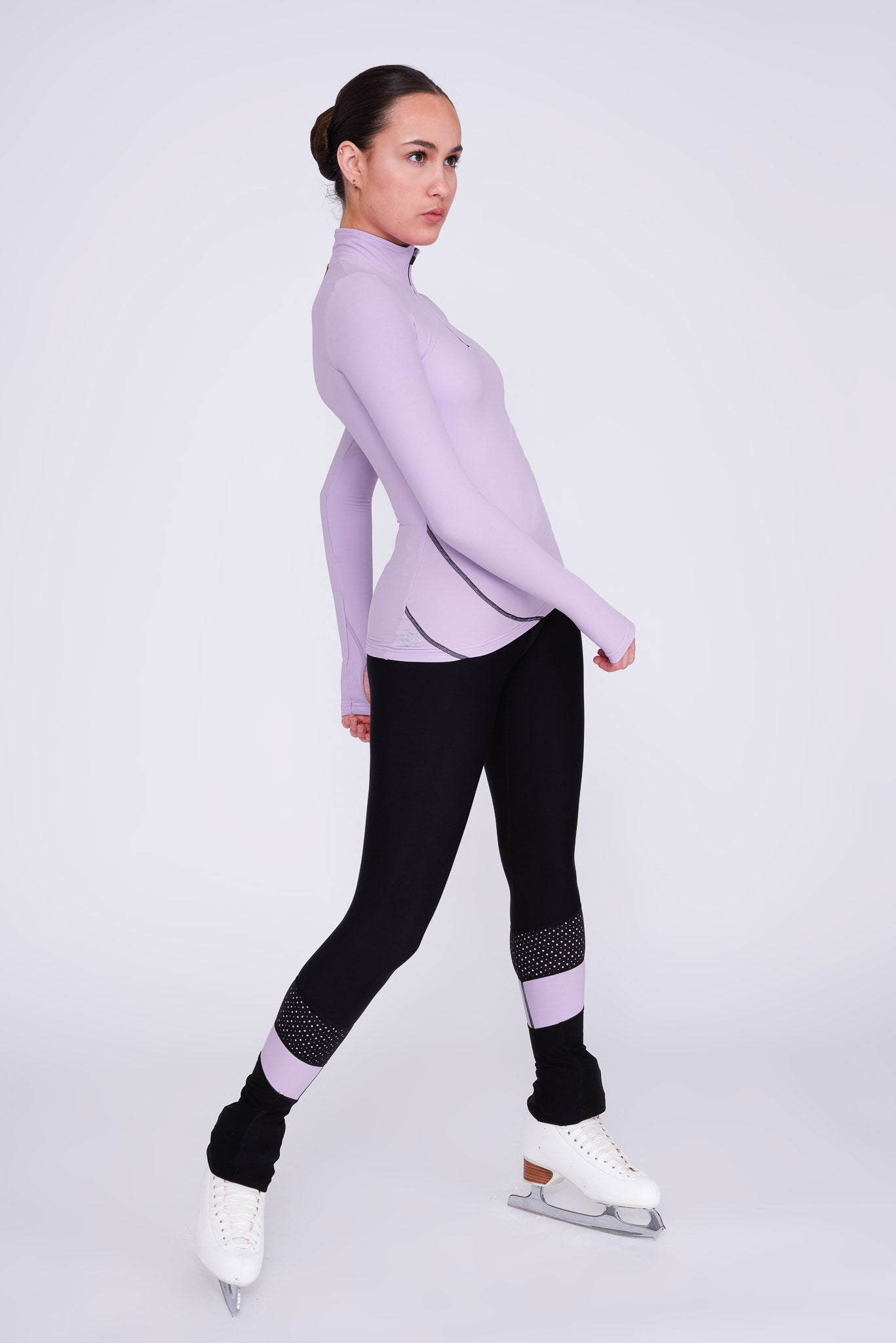 Desire Halb-Zip-Oberteil in Amethyst
