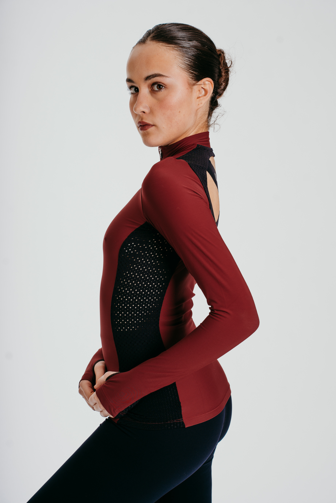 Inspire Halb-Zip-Oberteil in Würzen