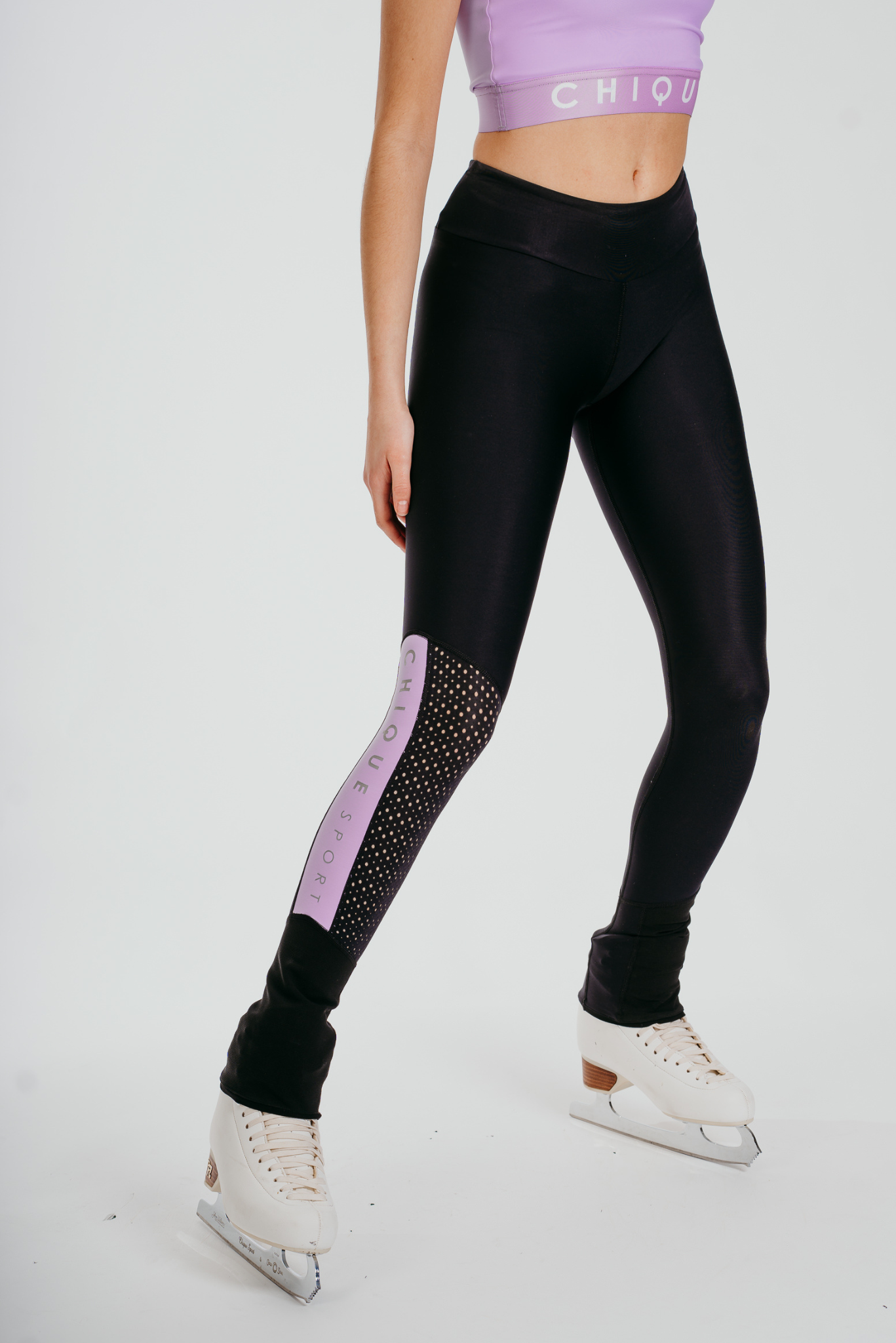Inspire Anti-Rutsch Leggings in Amethyst