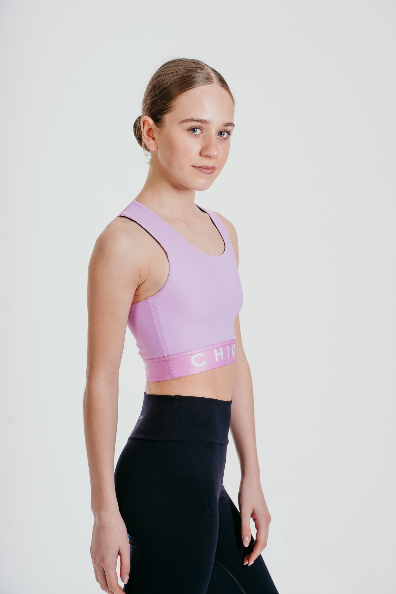 Fierce Halo Crop Top in Amethist