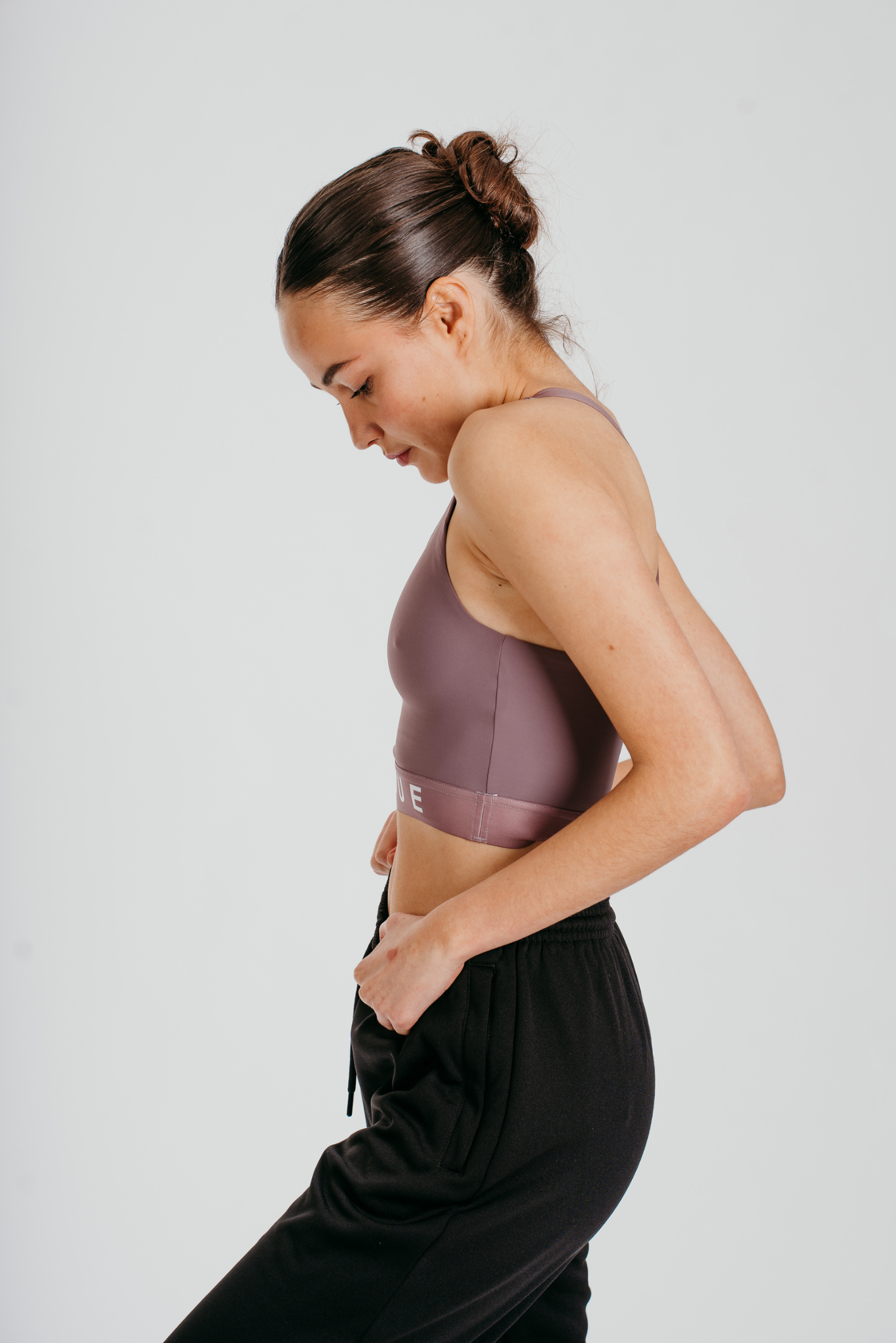 Fierce Halo Crop Top in Nerz