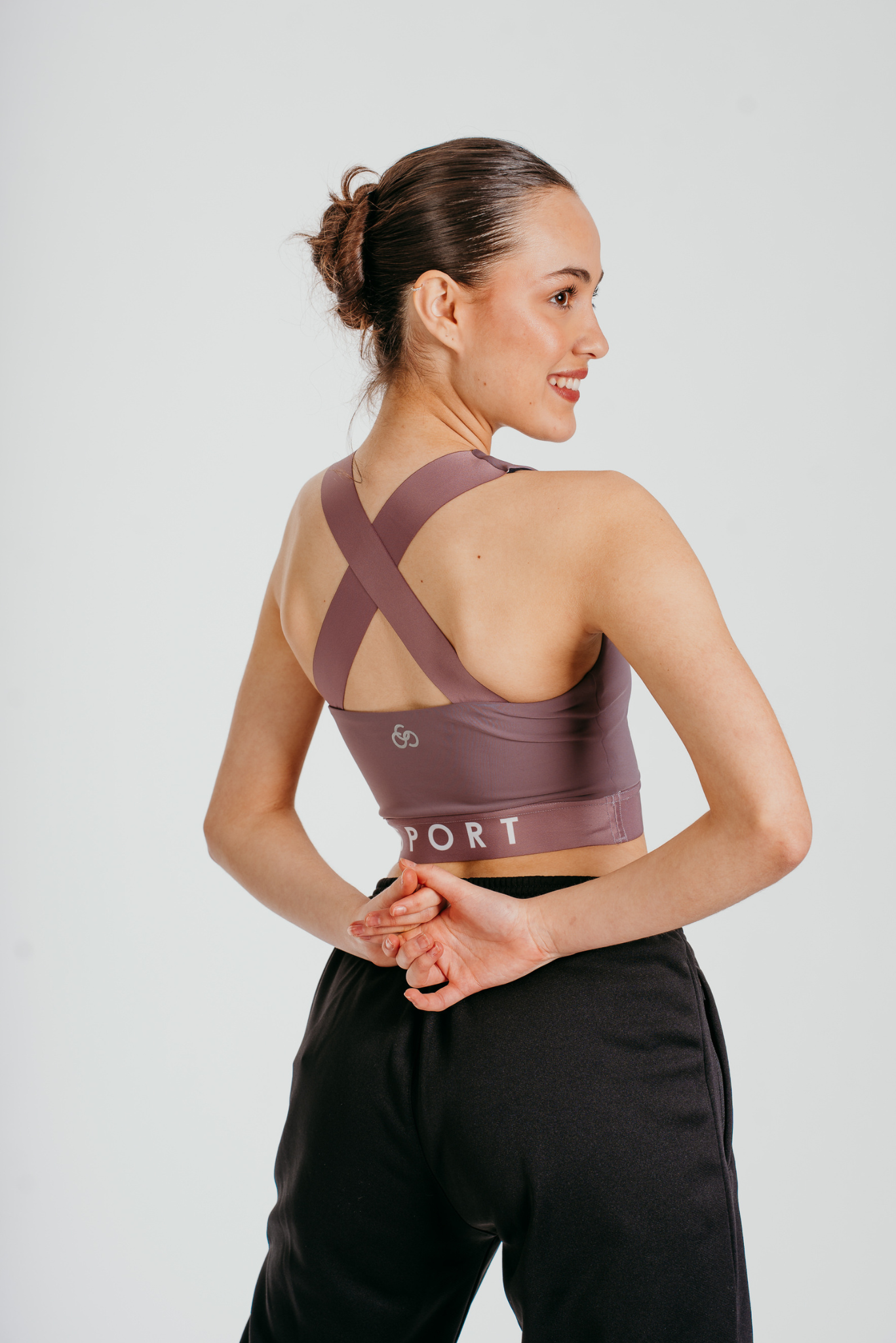 Fierce Halo Crop Top in Nerz