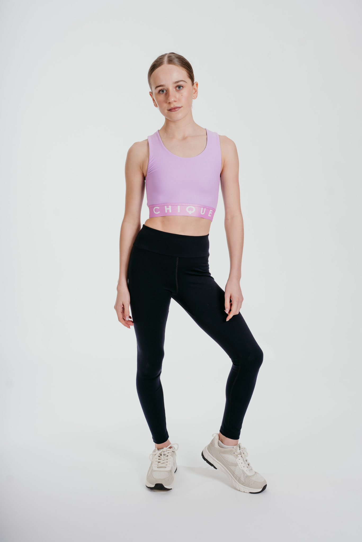 Fierce Halo Crop Top in Amethist
