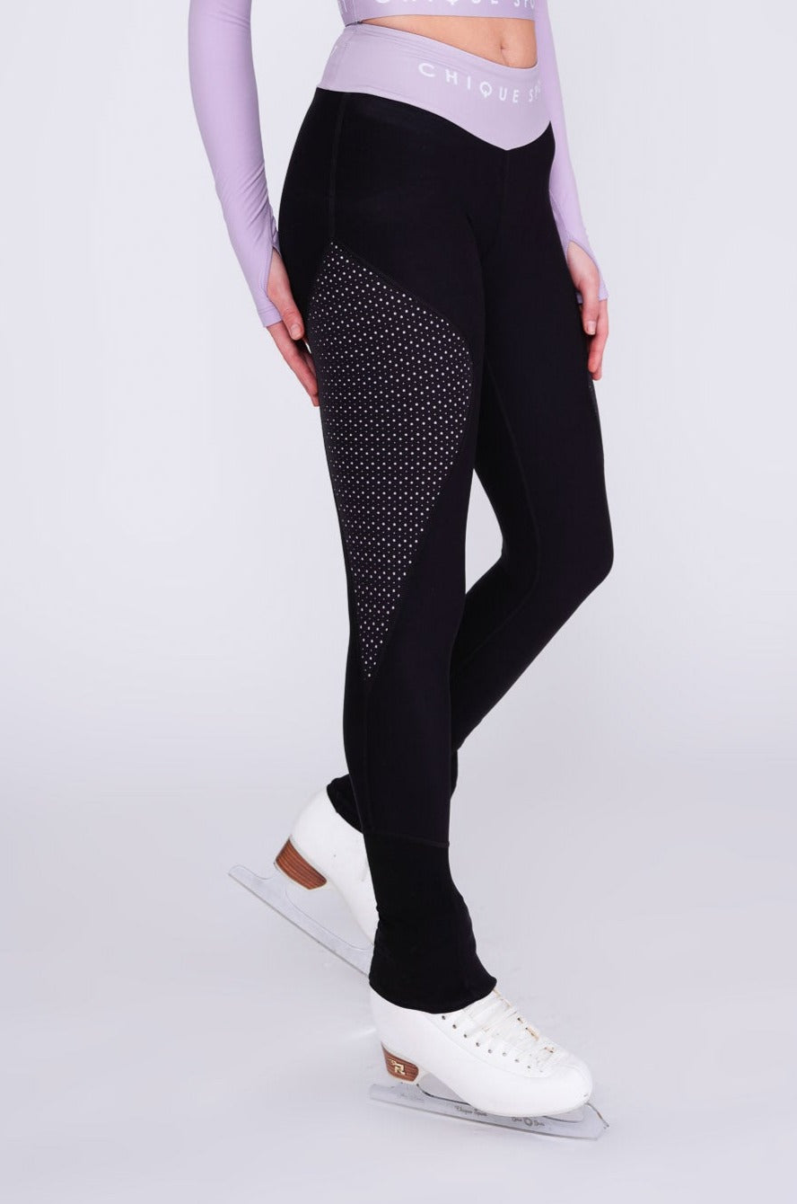 Empower On-Ice Leggings in Amethyst