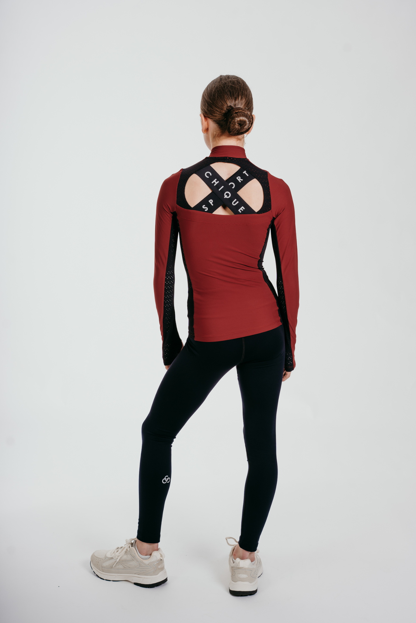 Inspire Haut à demi-zip en Pimenter