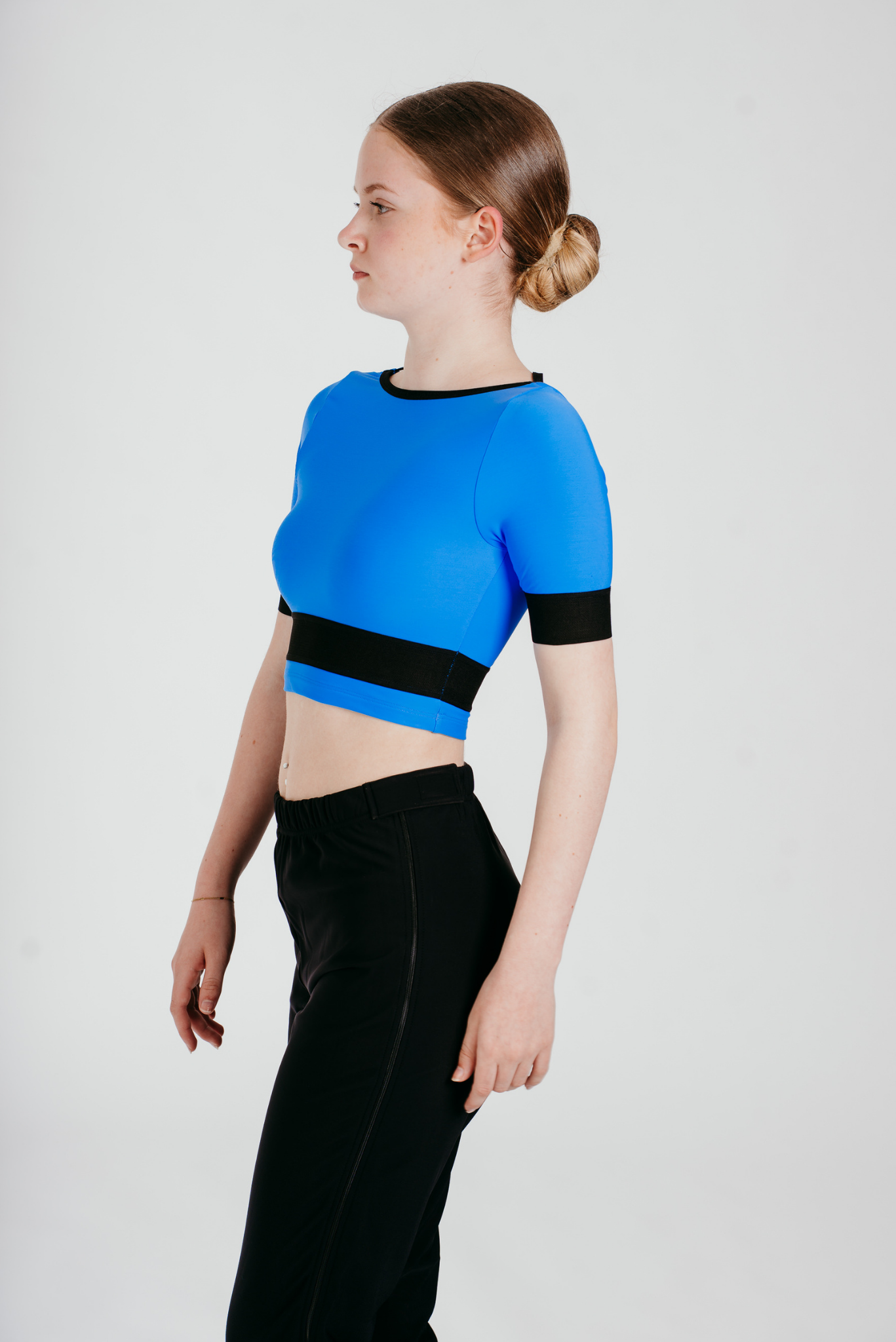 Phoenix Crop T-Shirt in Azure