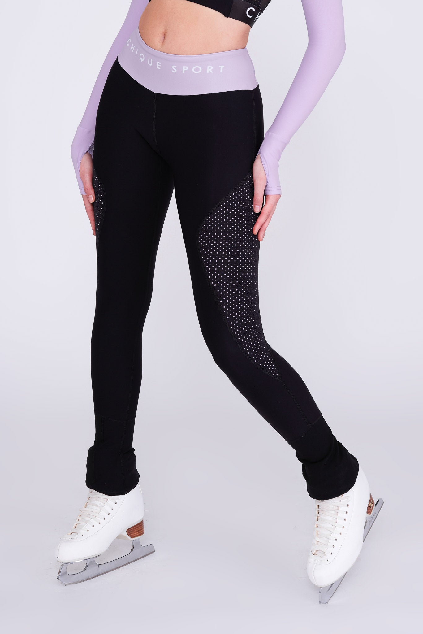 Empower On-Ice Leggings in Amethyst