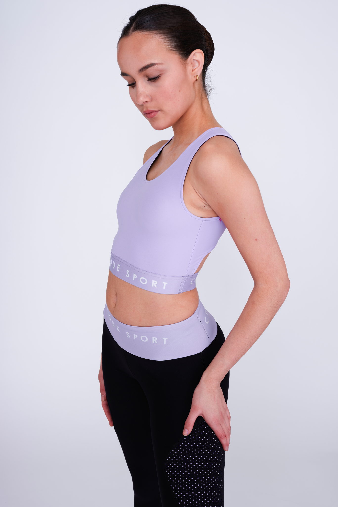 Empower Crop Top in Amethyst
