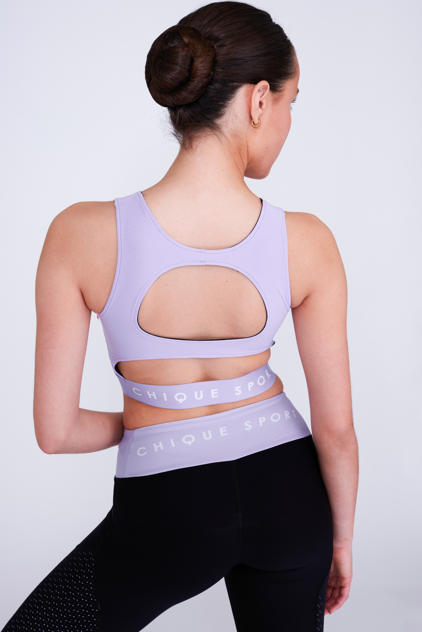 Empower Crop Top in Amethyst
