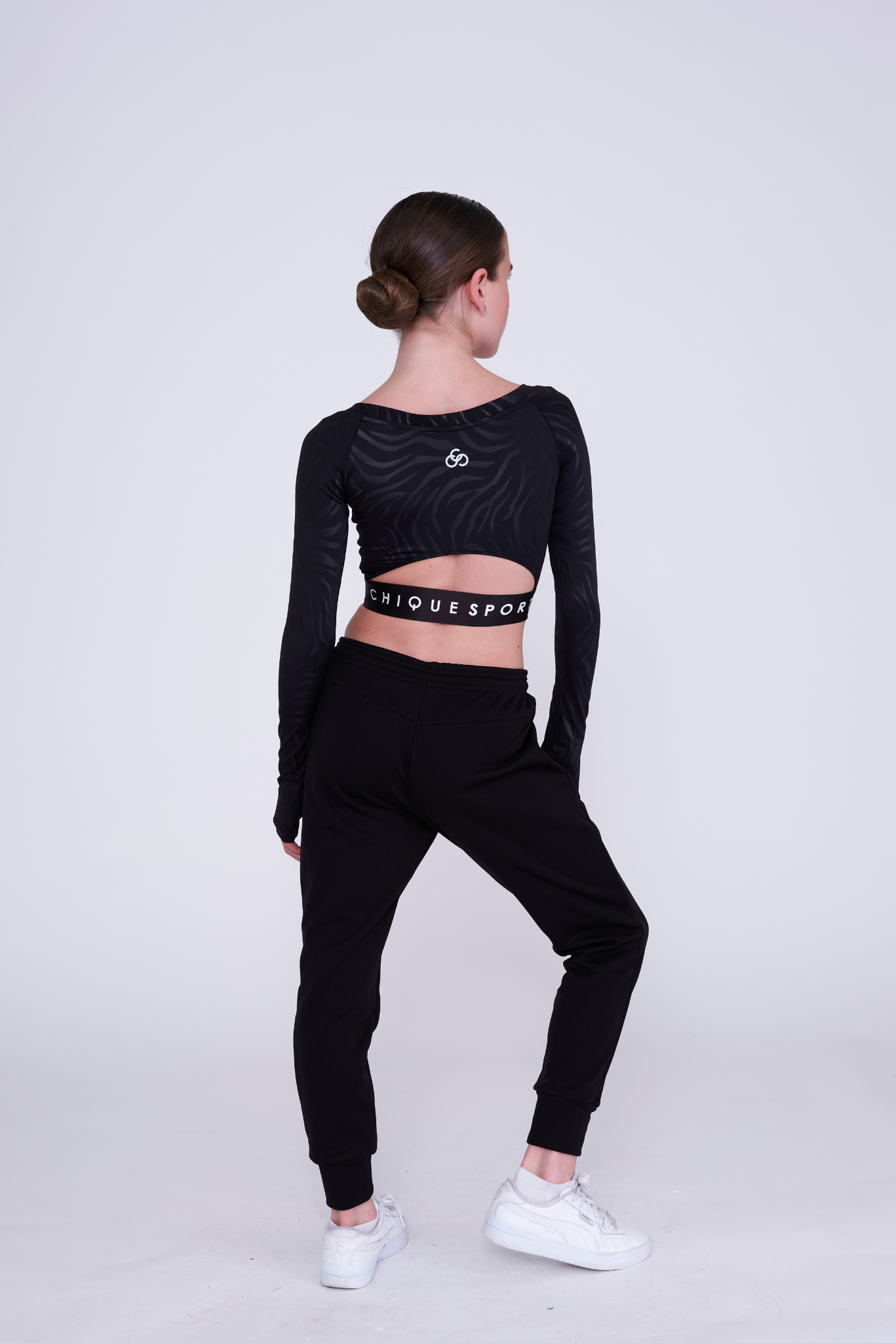 Empower Langarm-Crop in Zebra