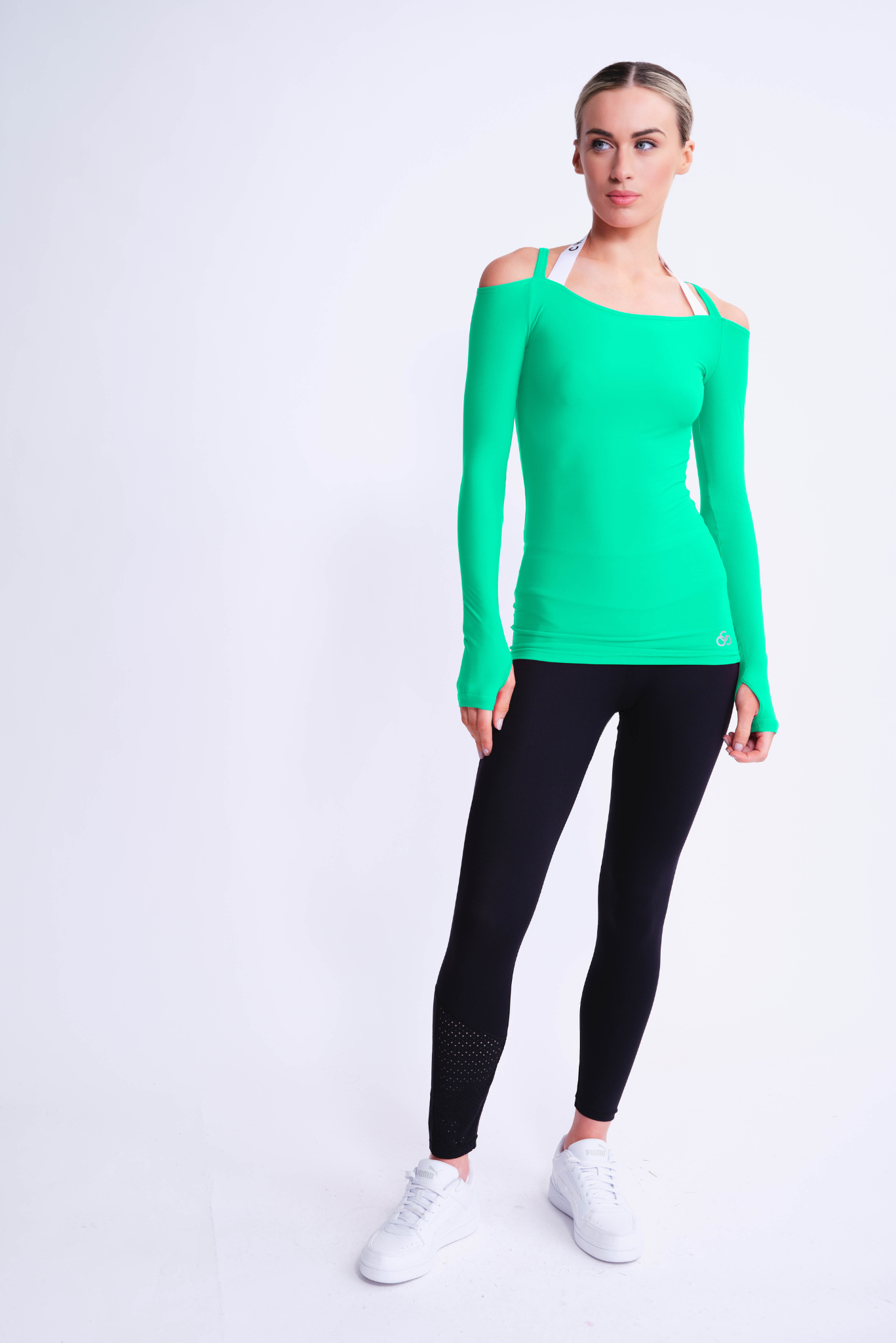 Fearless Long-Sleeve Top in Ocean