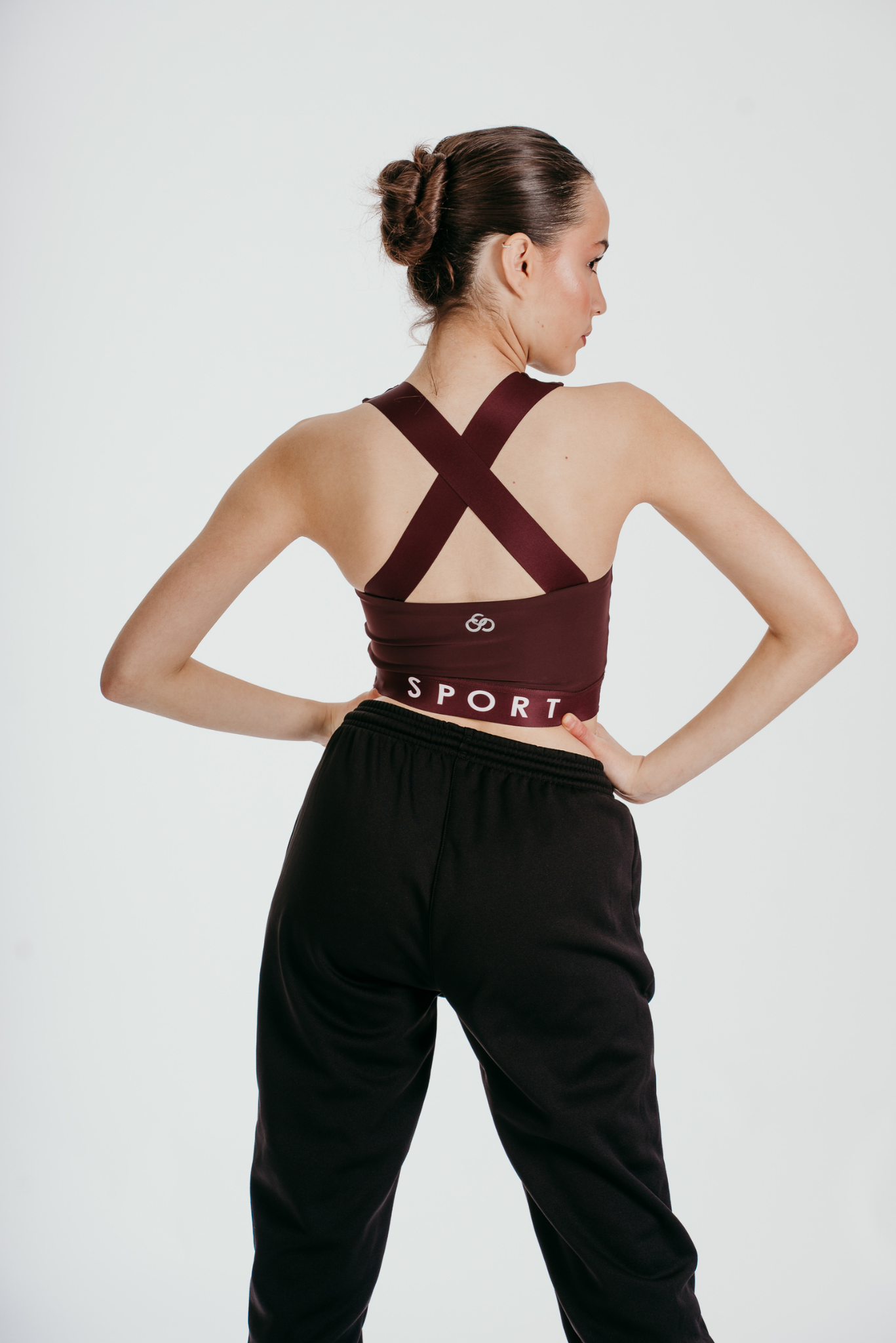 Fierce Halo Crop Top in Trüffel