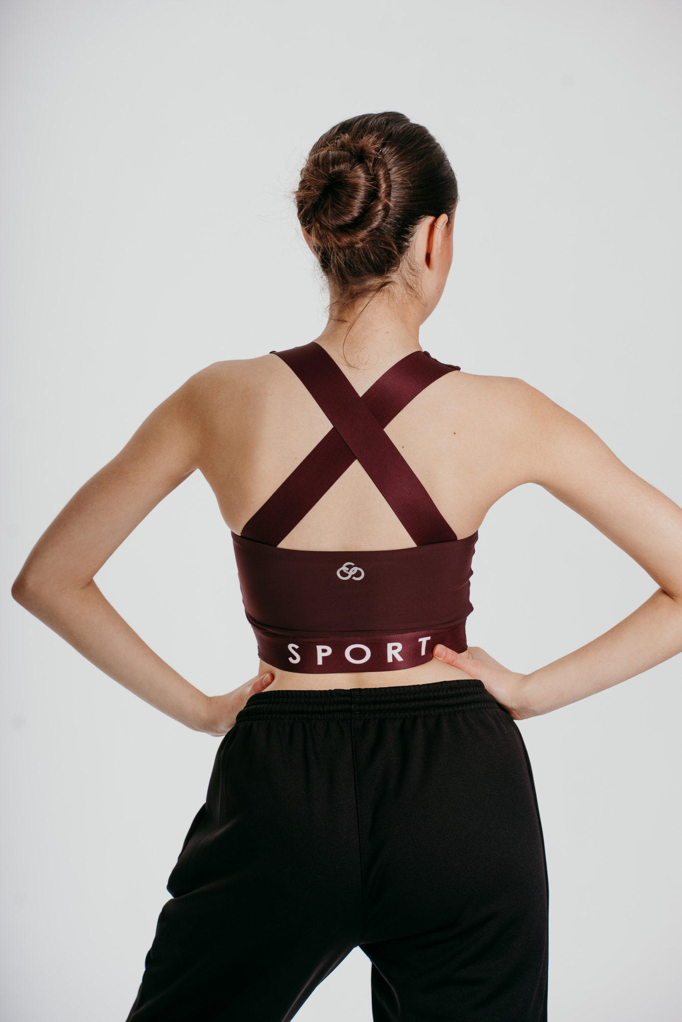 Fierce Halo Crop Top in Trüffel