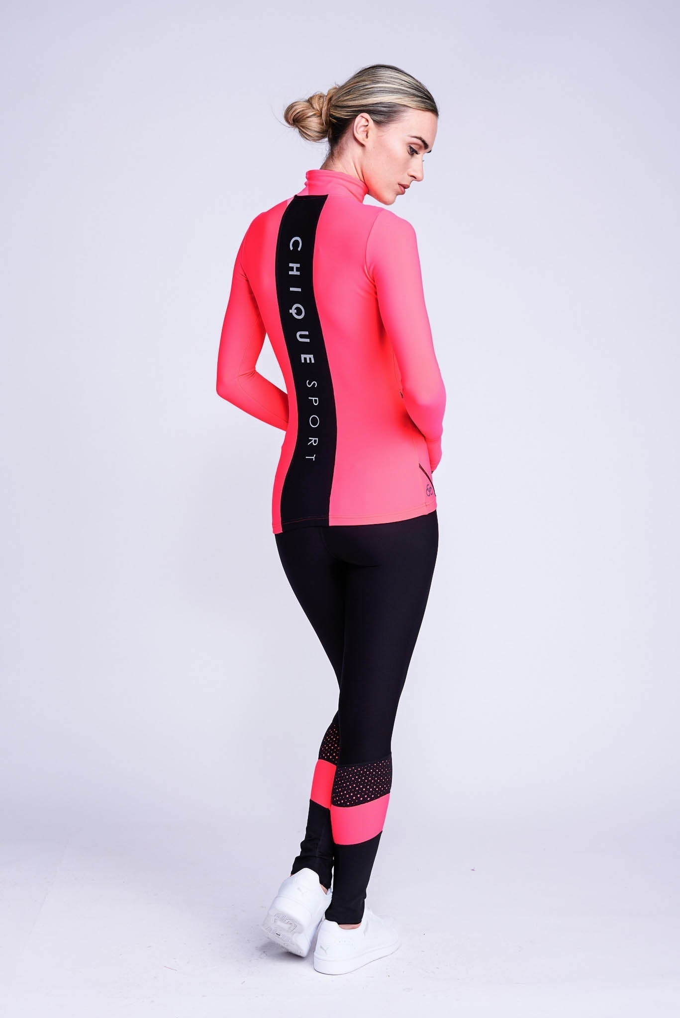 Desire Half-Zip Top in Pink