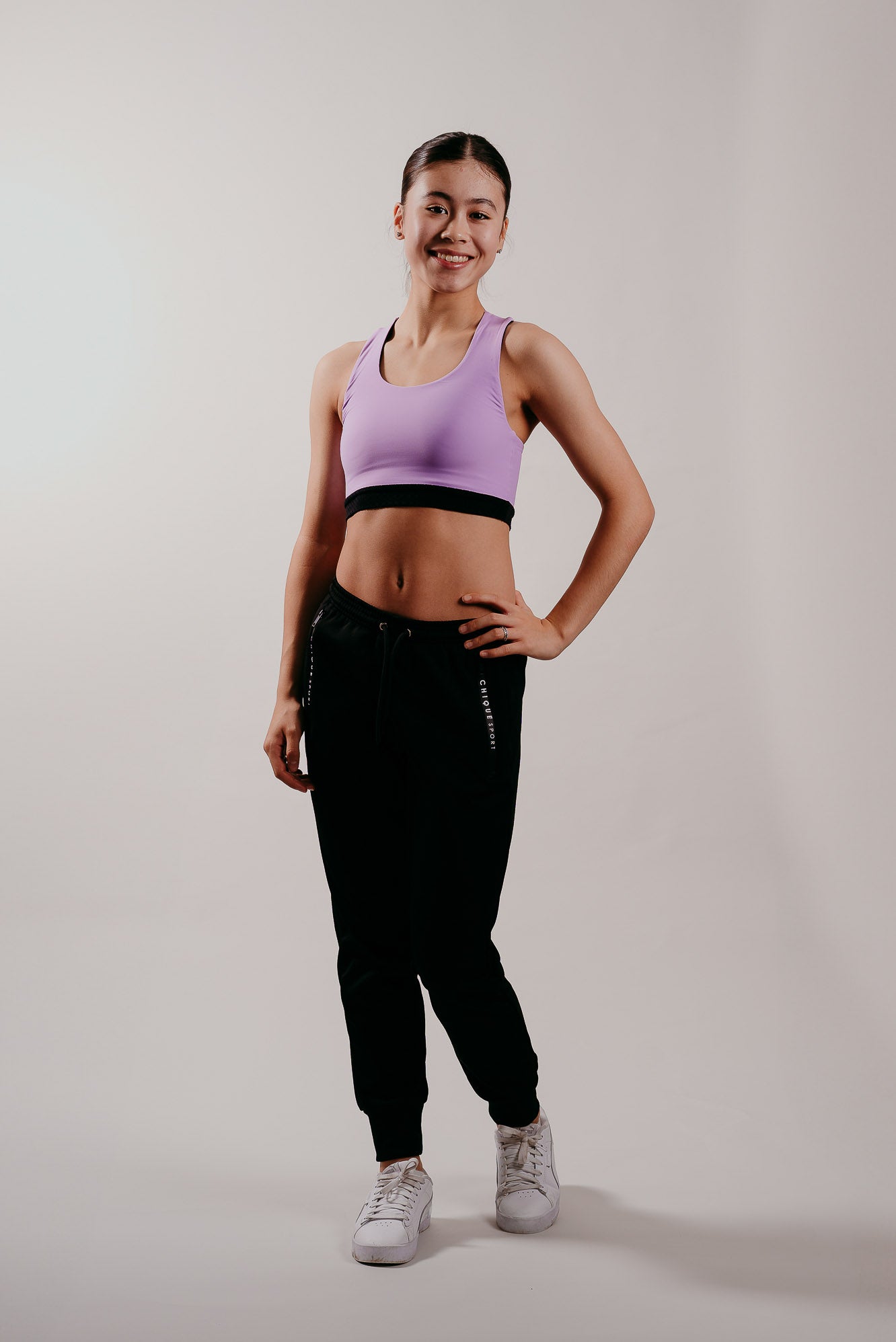 Fierce X Crop Top en Améthyste