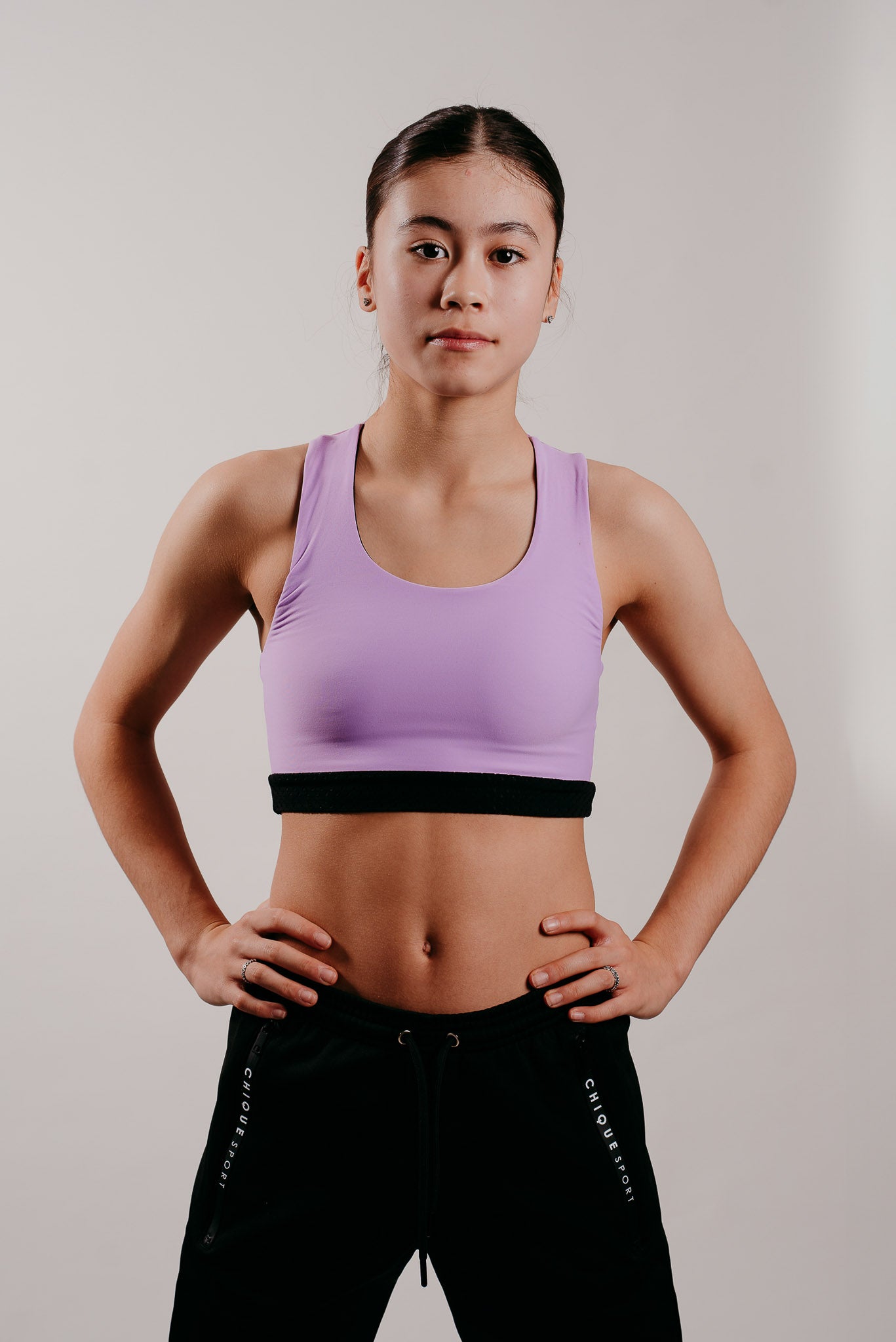 Fierce X Crop Top en Améthyste