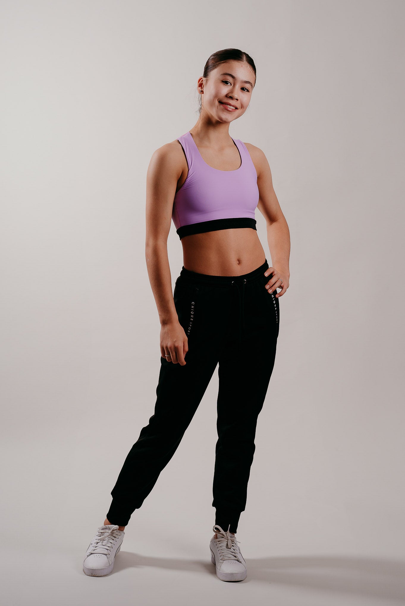 Fierce X Crop Top en Améthyste