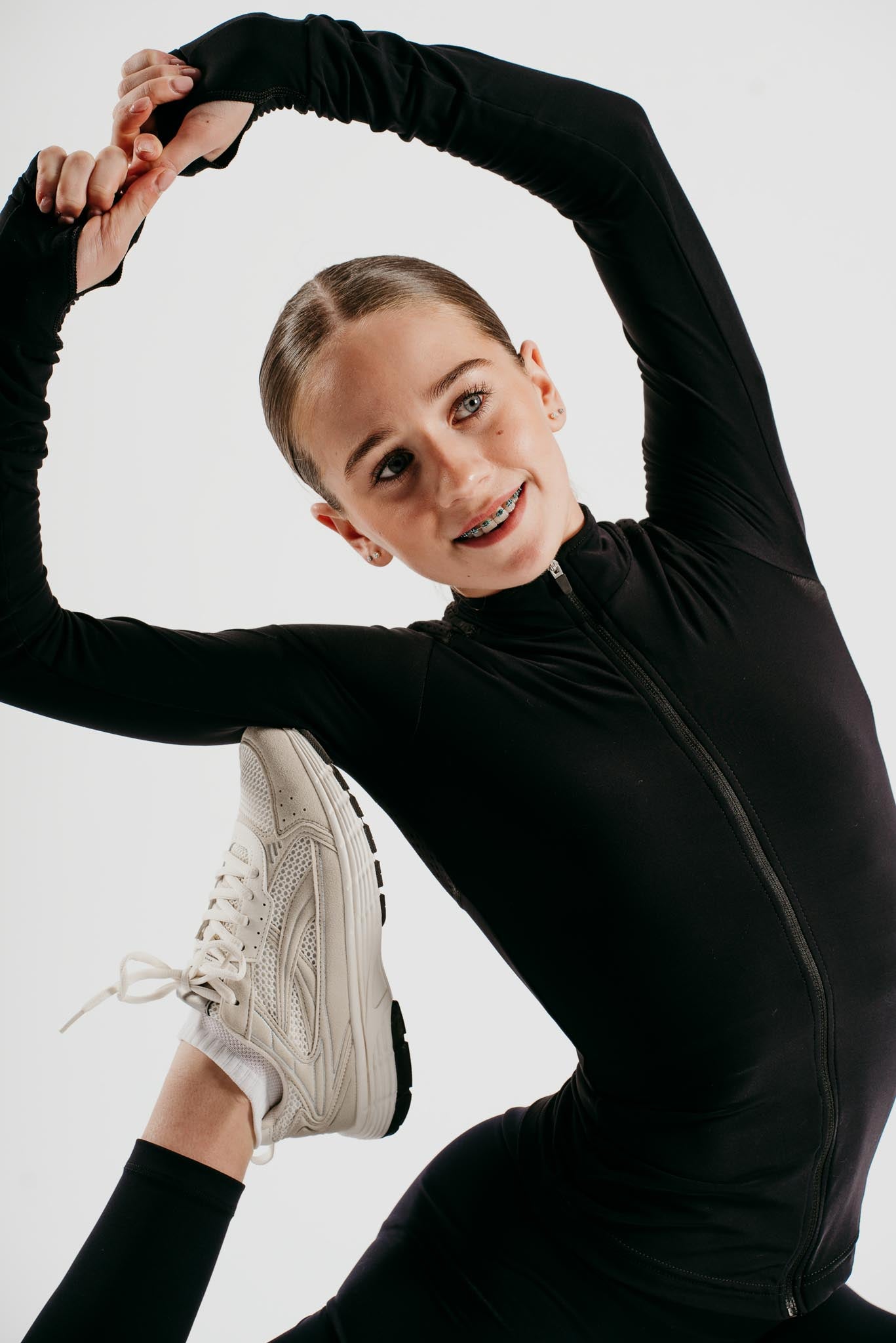 Phoenix Volledige Rits Basislaag Mesh Top