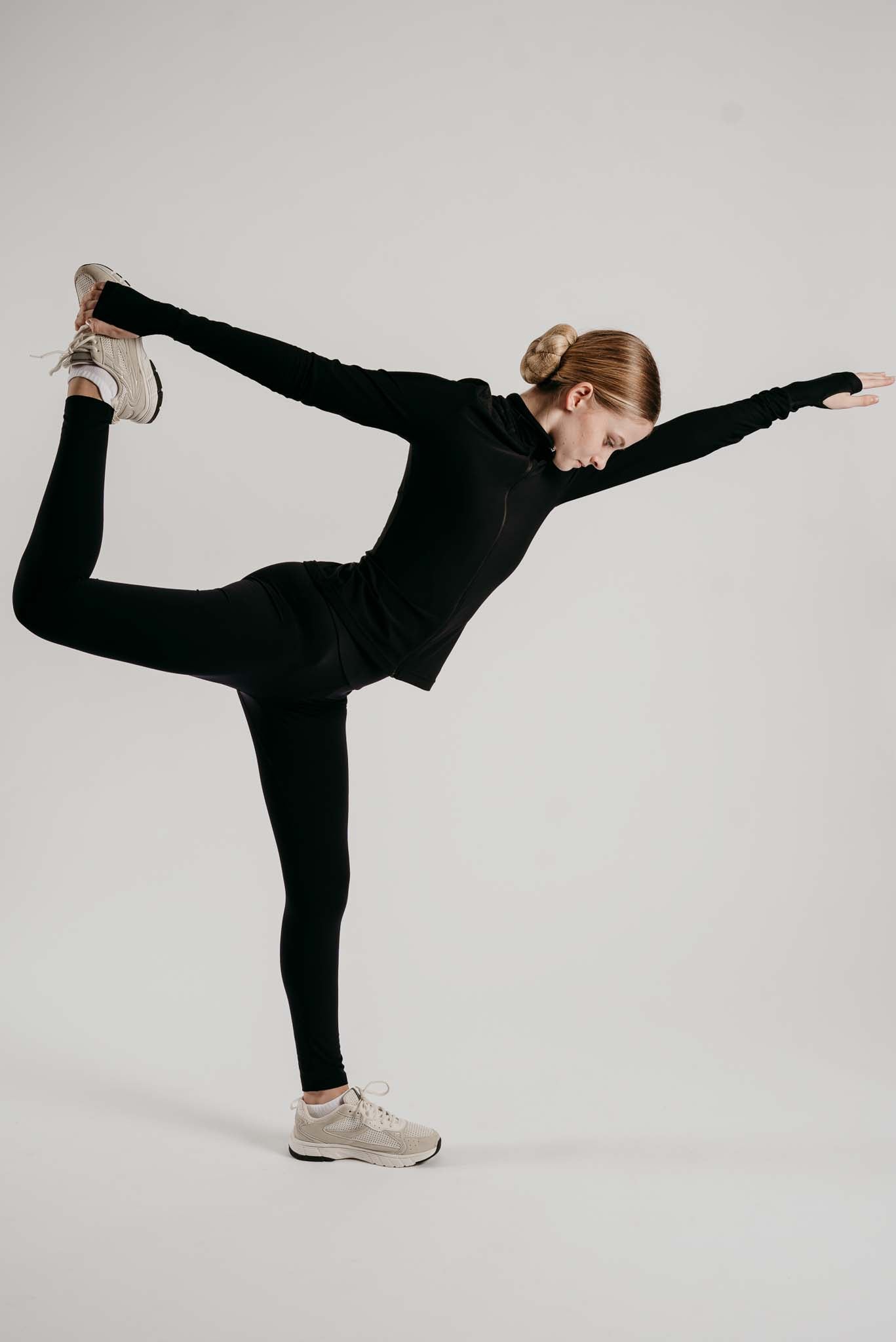 Phoenix Maglia a Manica Lunga con Zip Completa in Rete