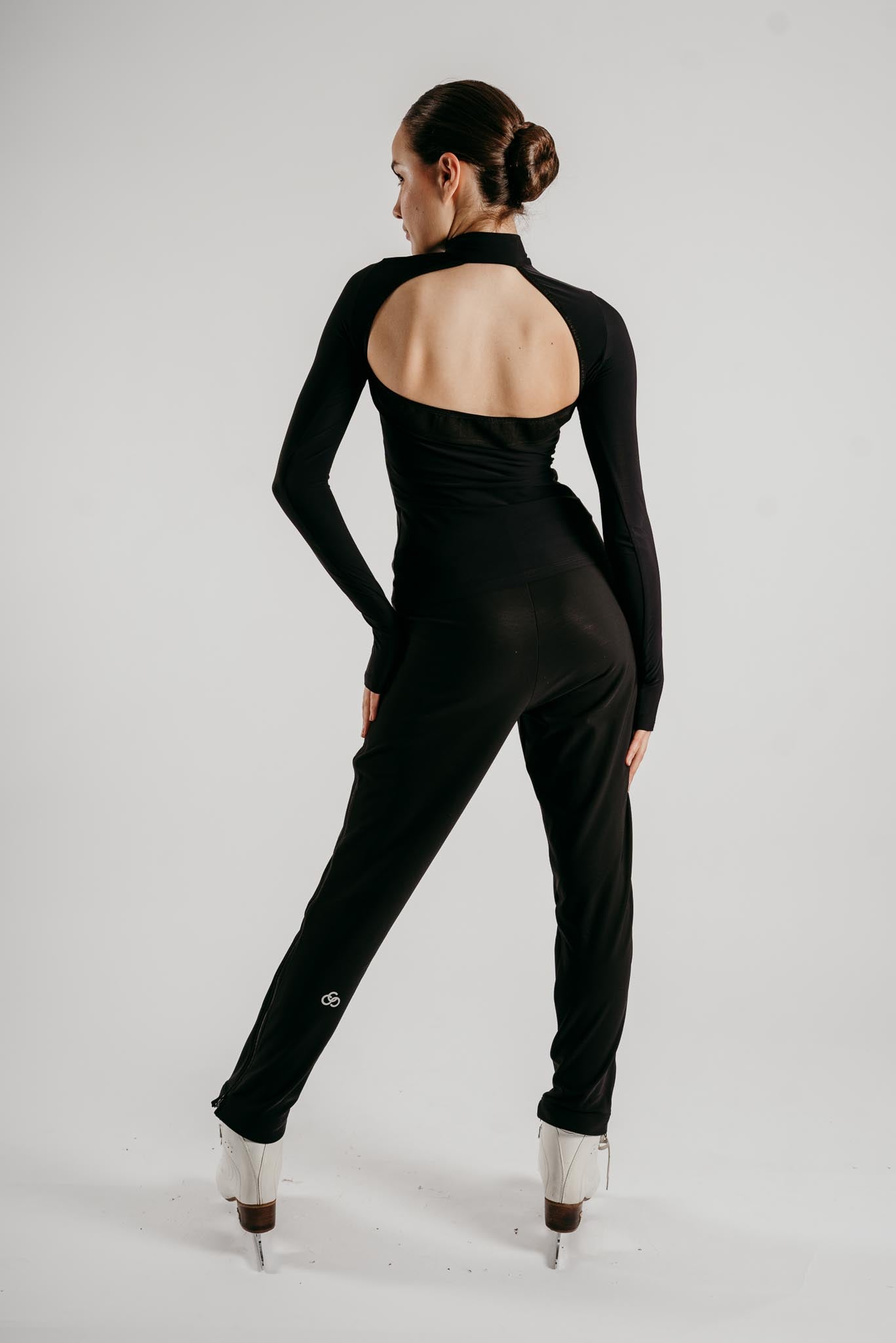 Phoenix Maglia Mezza Zip in Nero