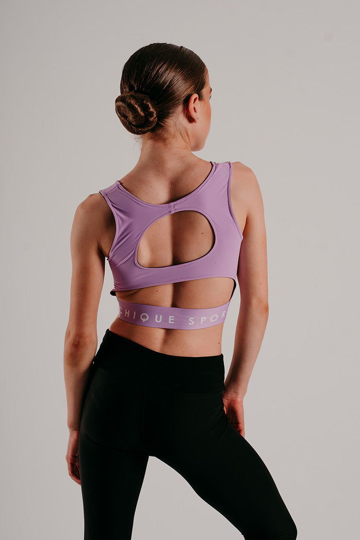Empower Crop Top en Améthyste