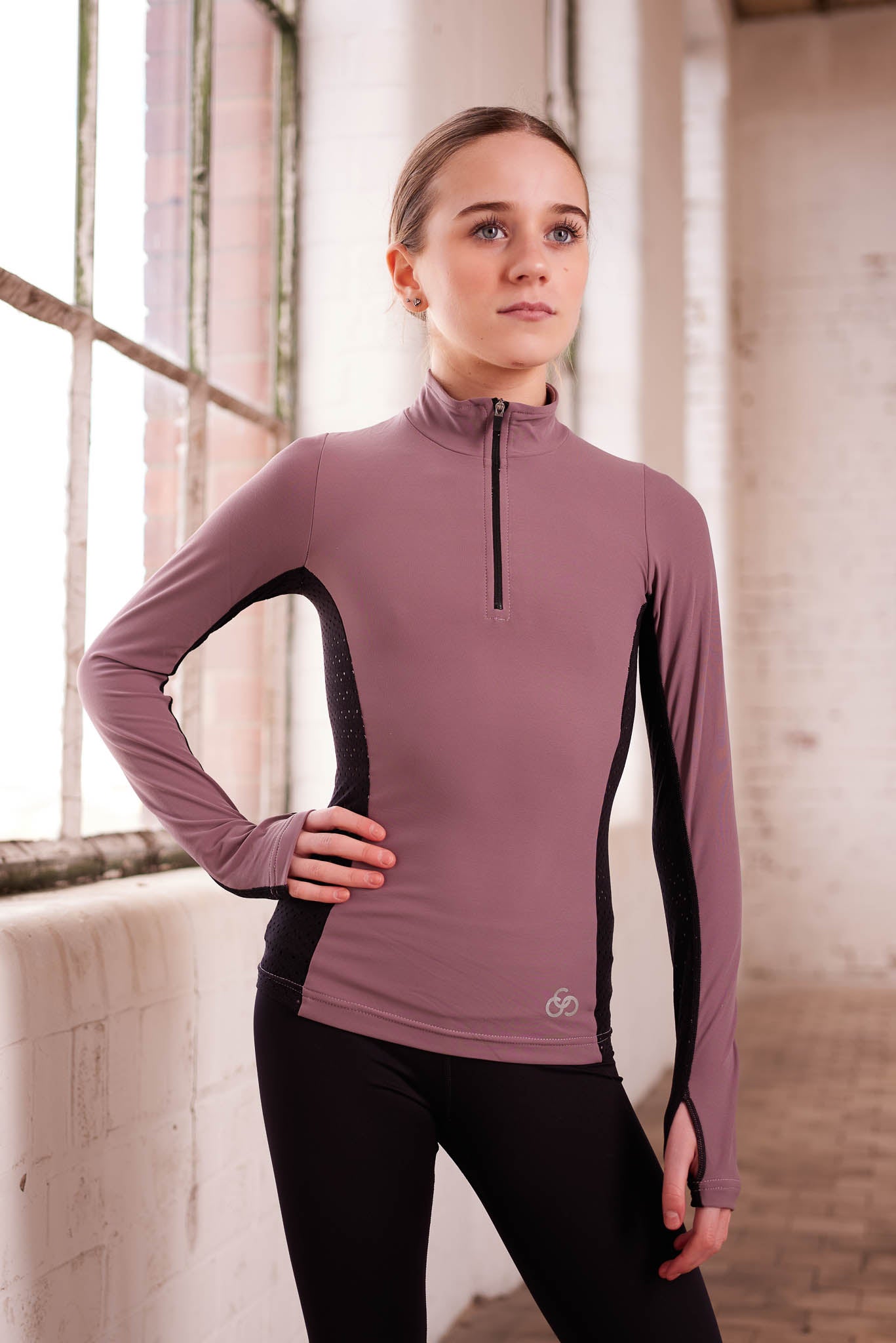 Inspire Maglia Half-Zip in Visone
