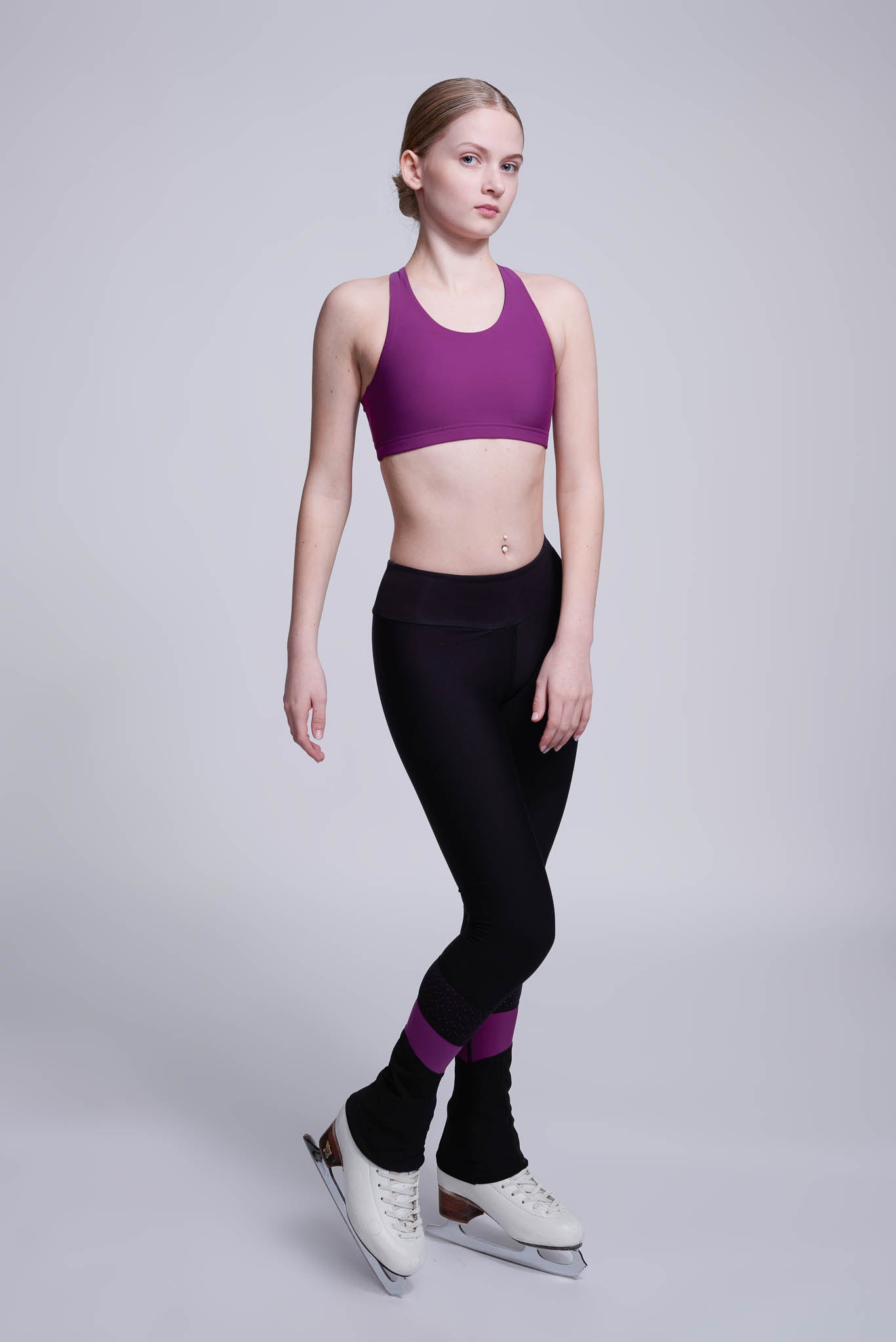 Desire Anti-Rutsch Leggings in Beere