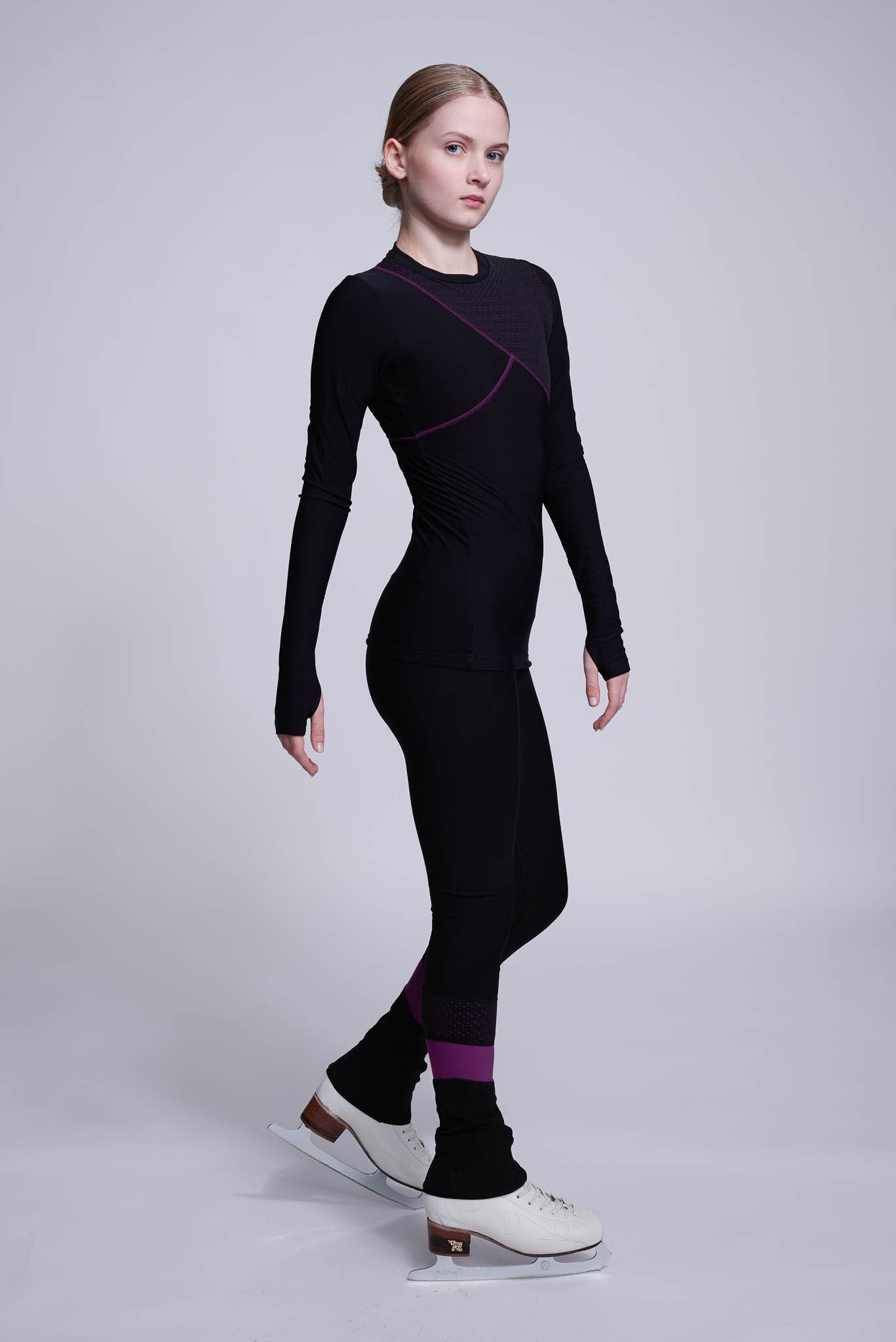 Desire Long-Sleeve Top in Berry