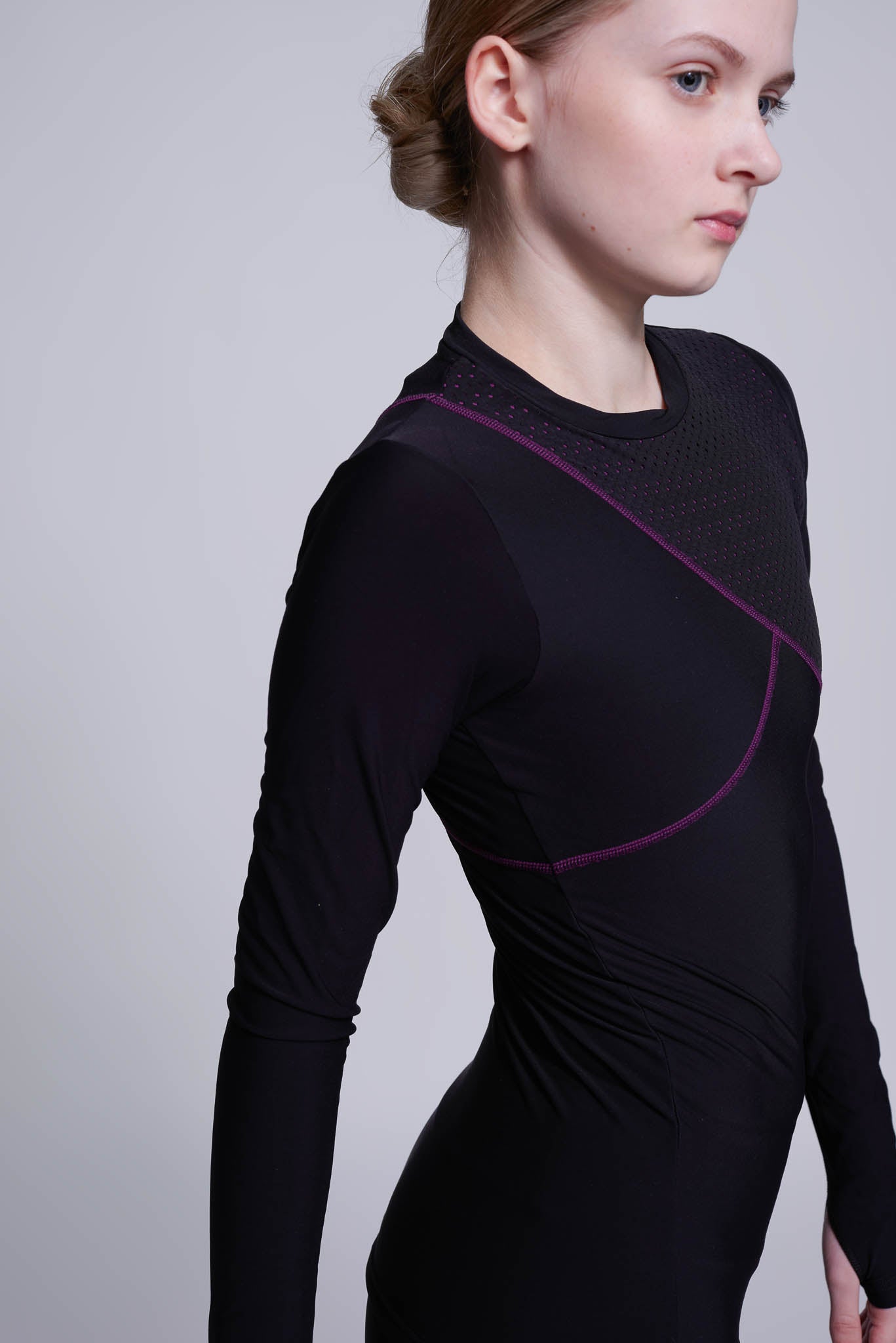 Desire Langarmshirt in Beere