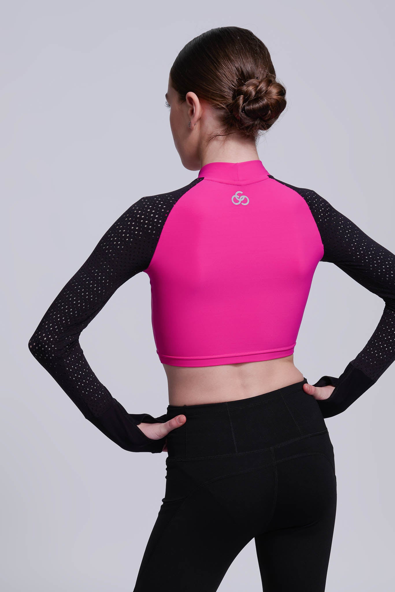 Inspire Crop Top in Fuchsie