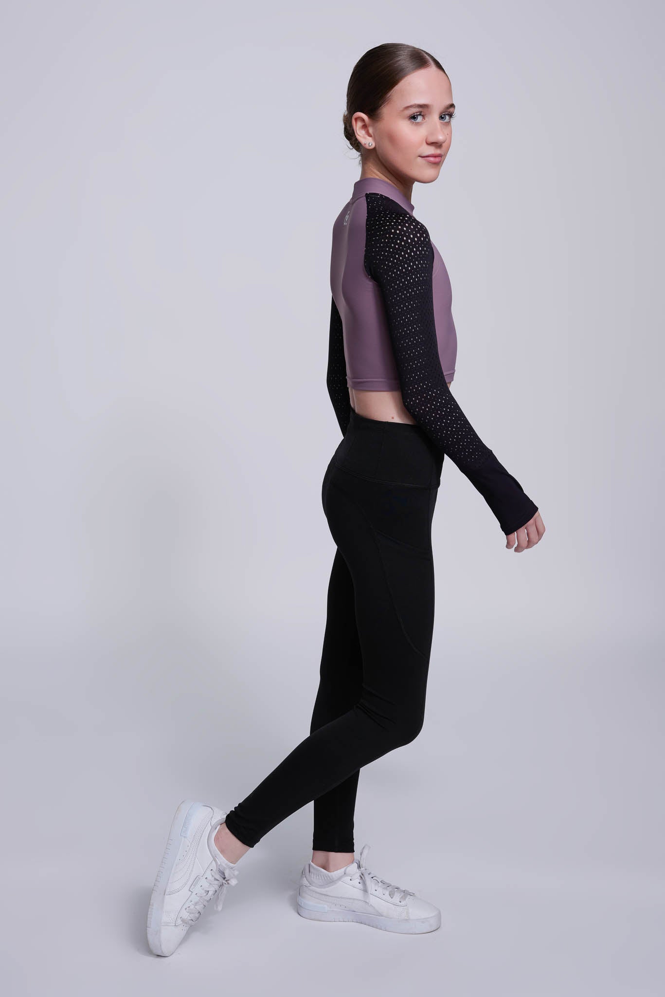 Inspire Crop Top in Mink