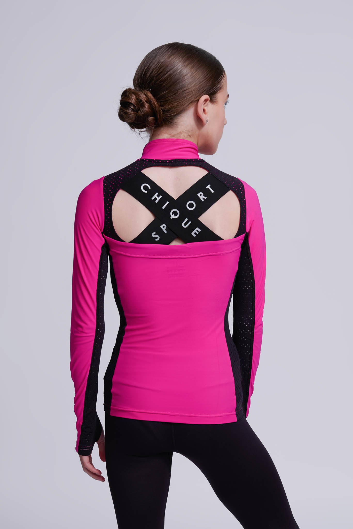 Inspire Half-Zip Top in Fuchsia