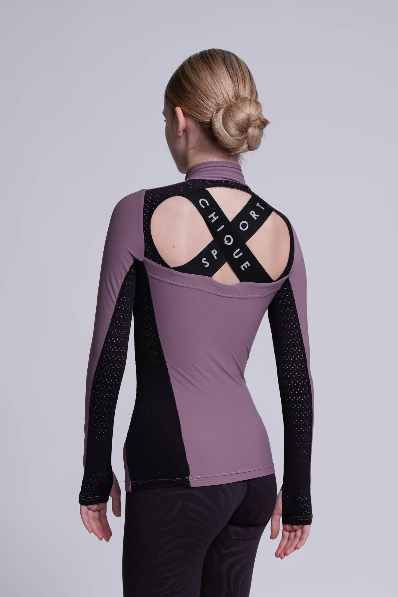 Inspire Haut à demi-zip en Vison