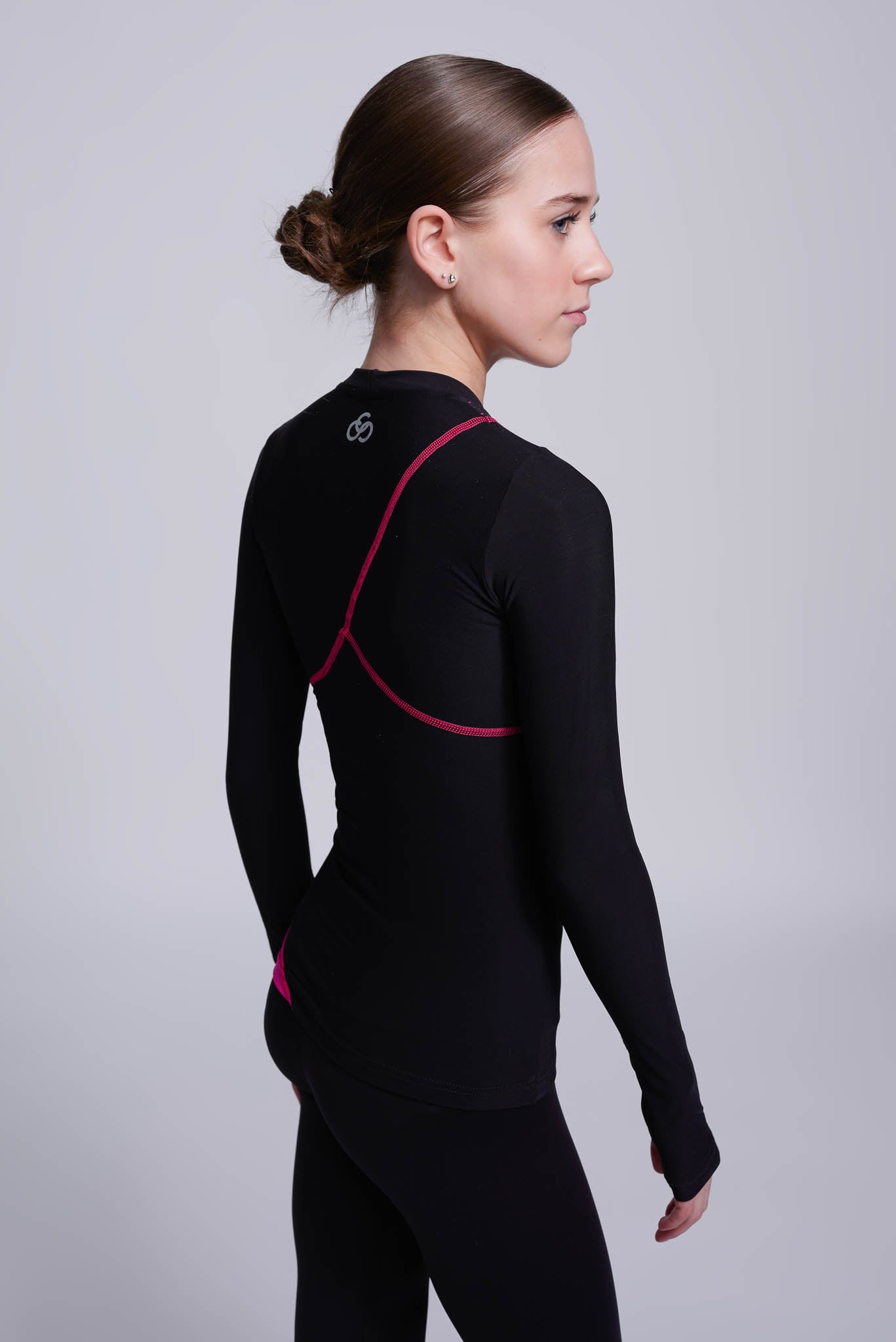 Desire Langarmshirt in Fuchsie