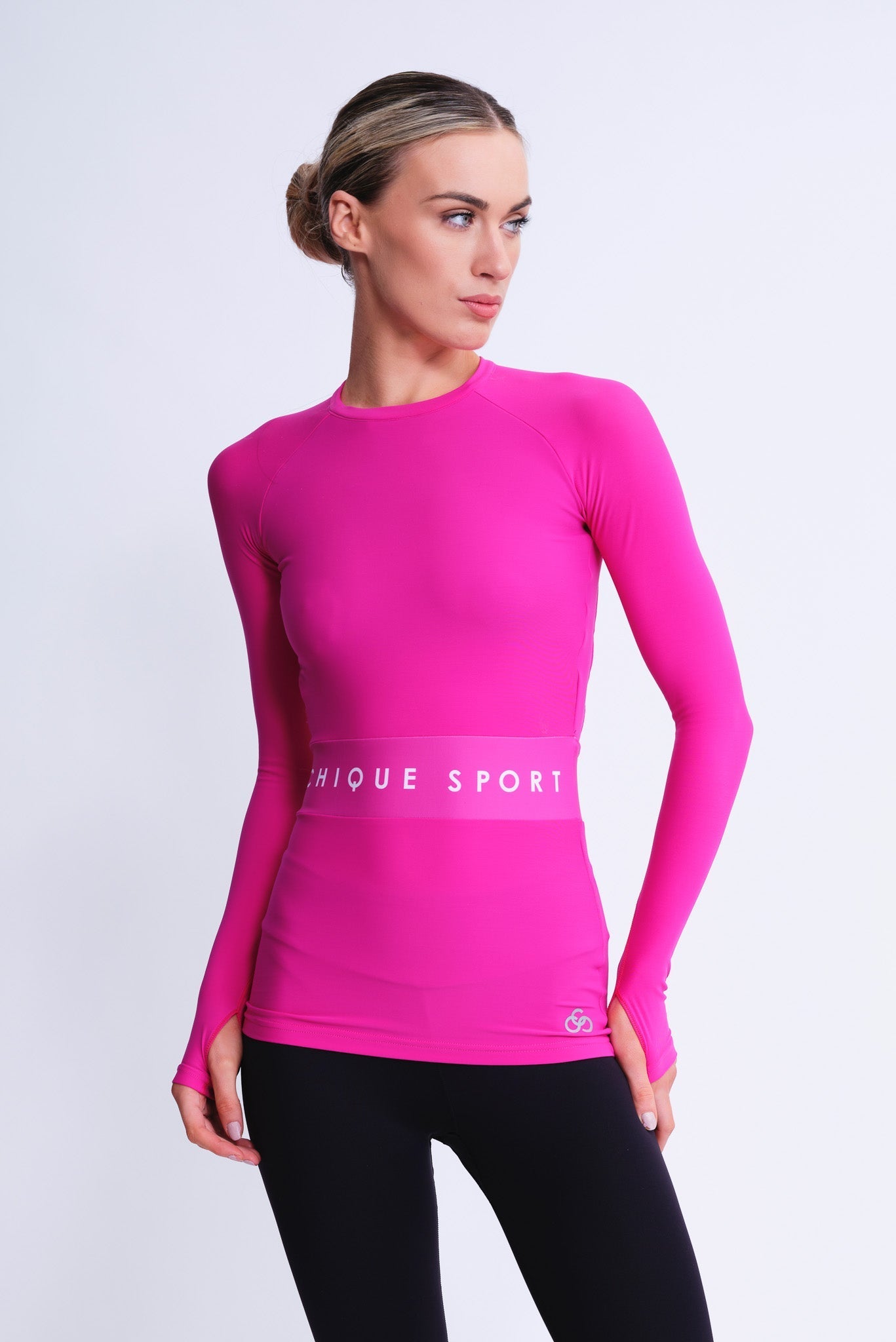 Empower Pitkähiha T-paita värissä Fuksia