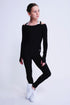 Passion Rutschfeste Leggings in Schwarz