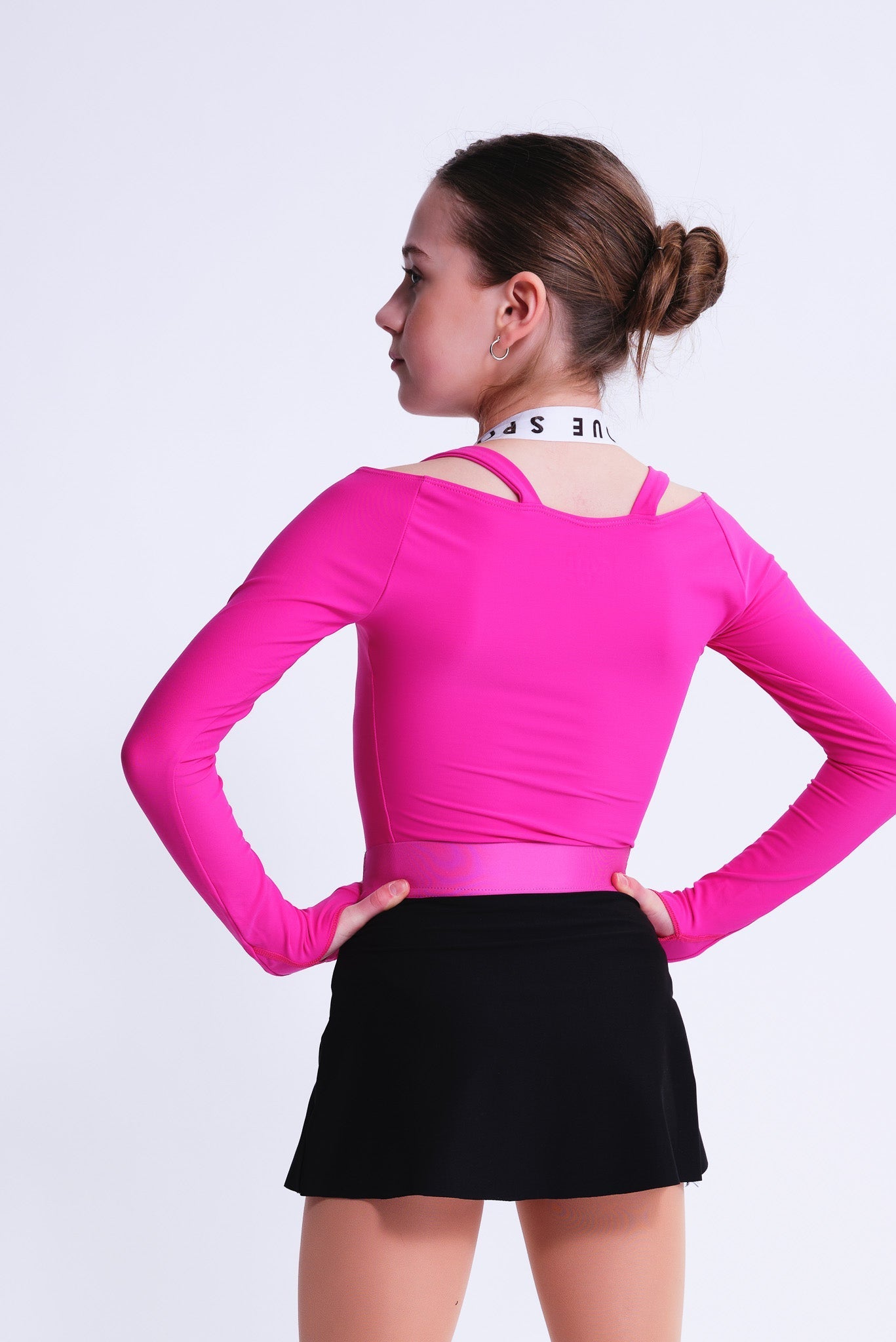 Fearless Pitkähiha T-paita värissä Fuksia