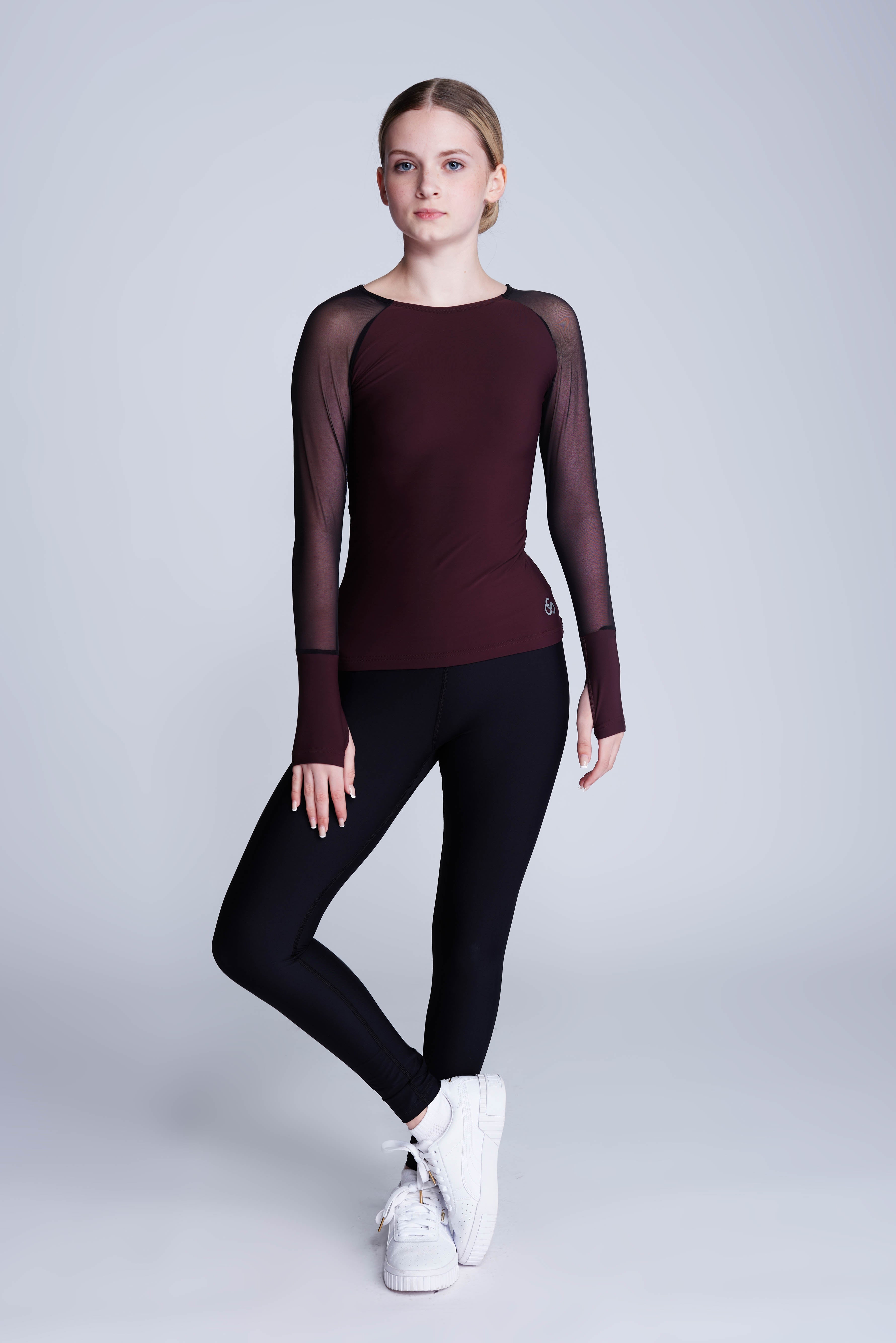 Ignite Langarm T-shirt in Truffel