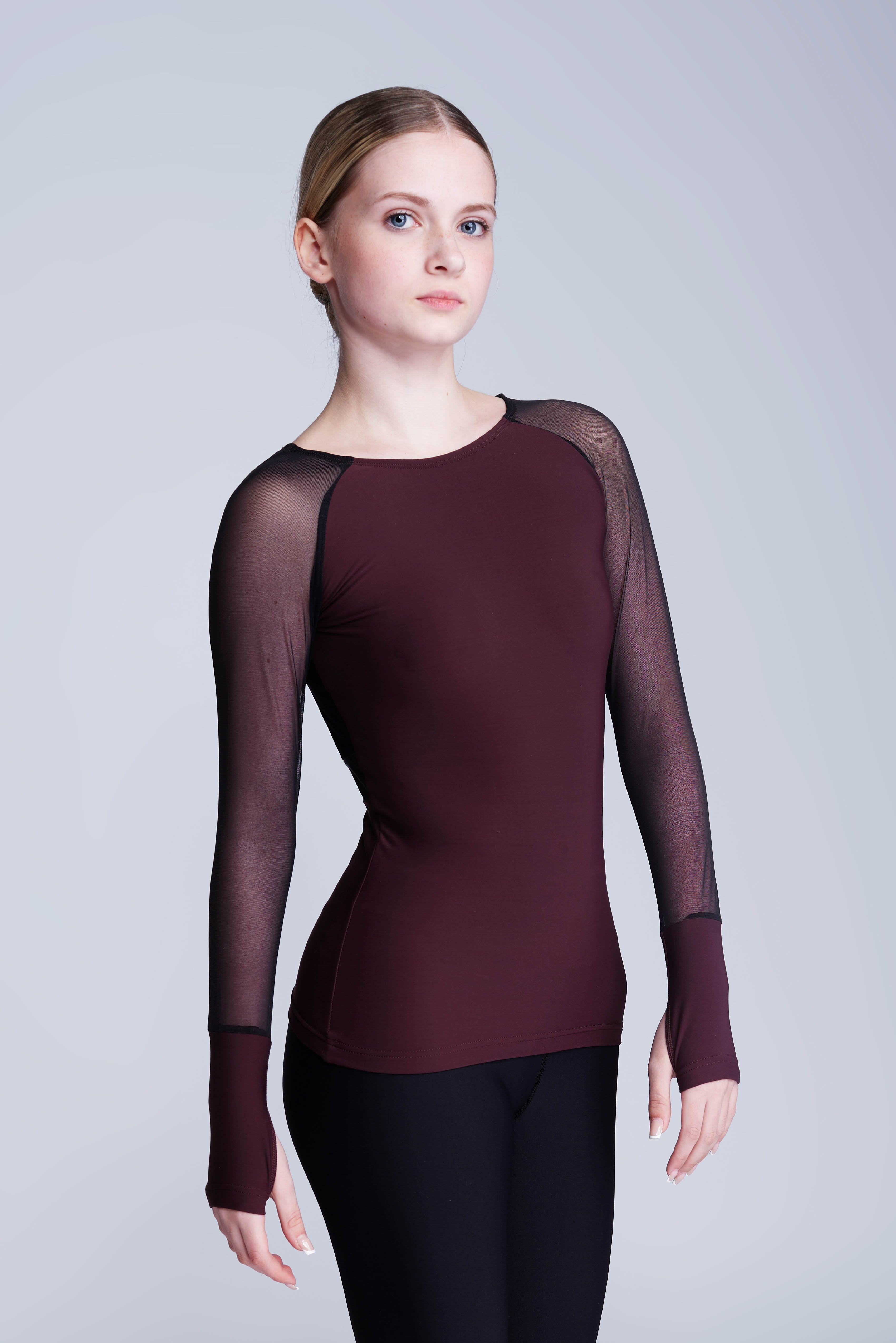 Ignite Long-Sleeve Top in Truffle