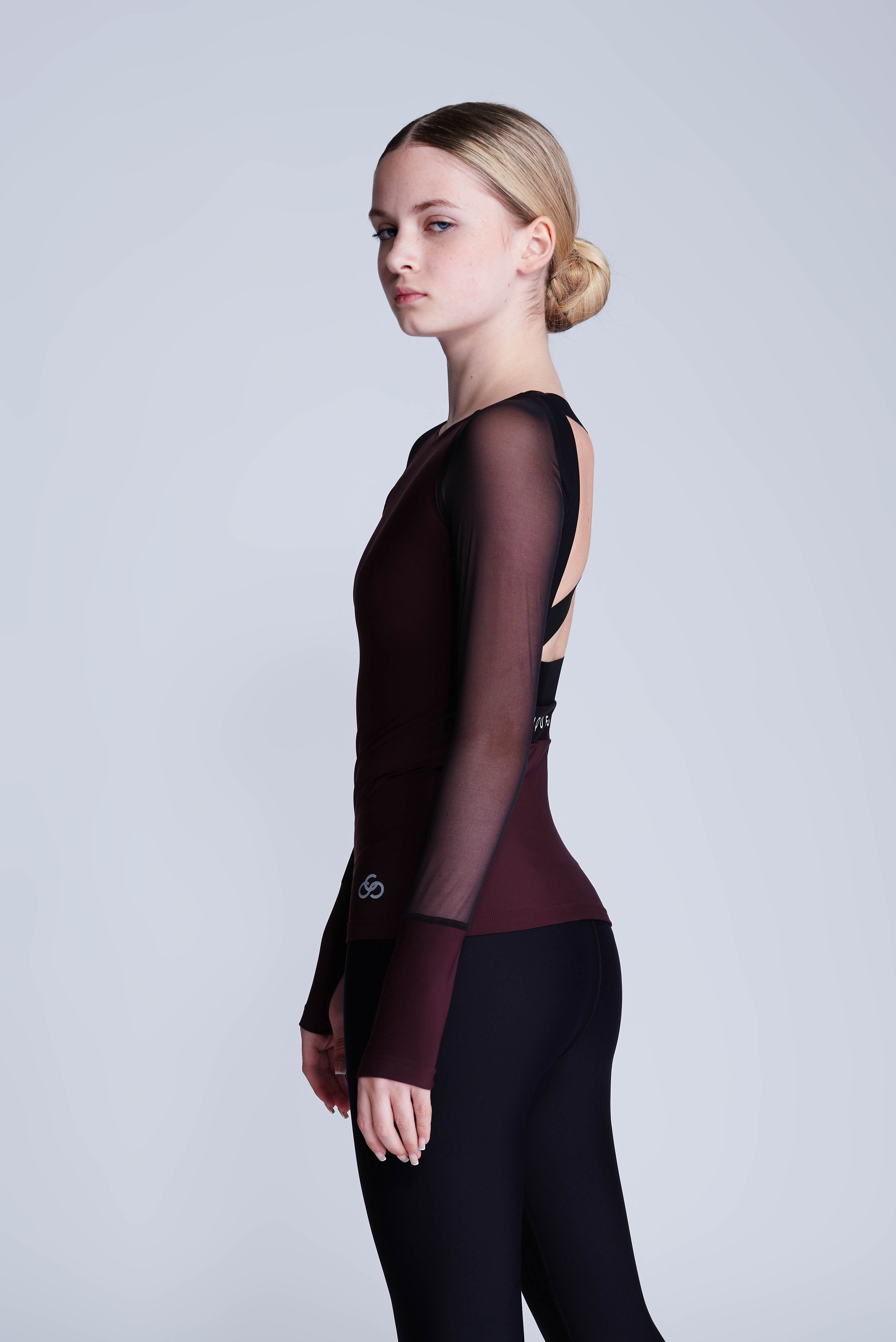 Ignite Langarm T-shirt in Truffel