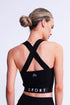 Fierce Halo Crop Top in Schwarz